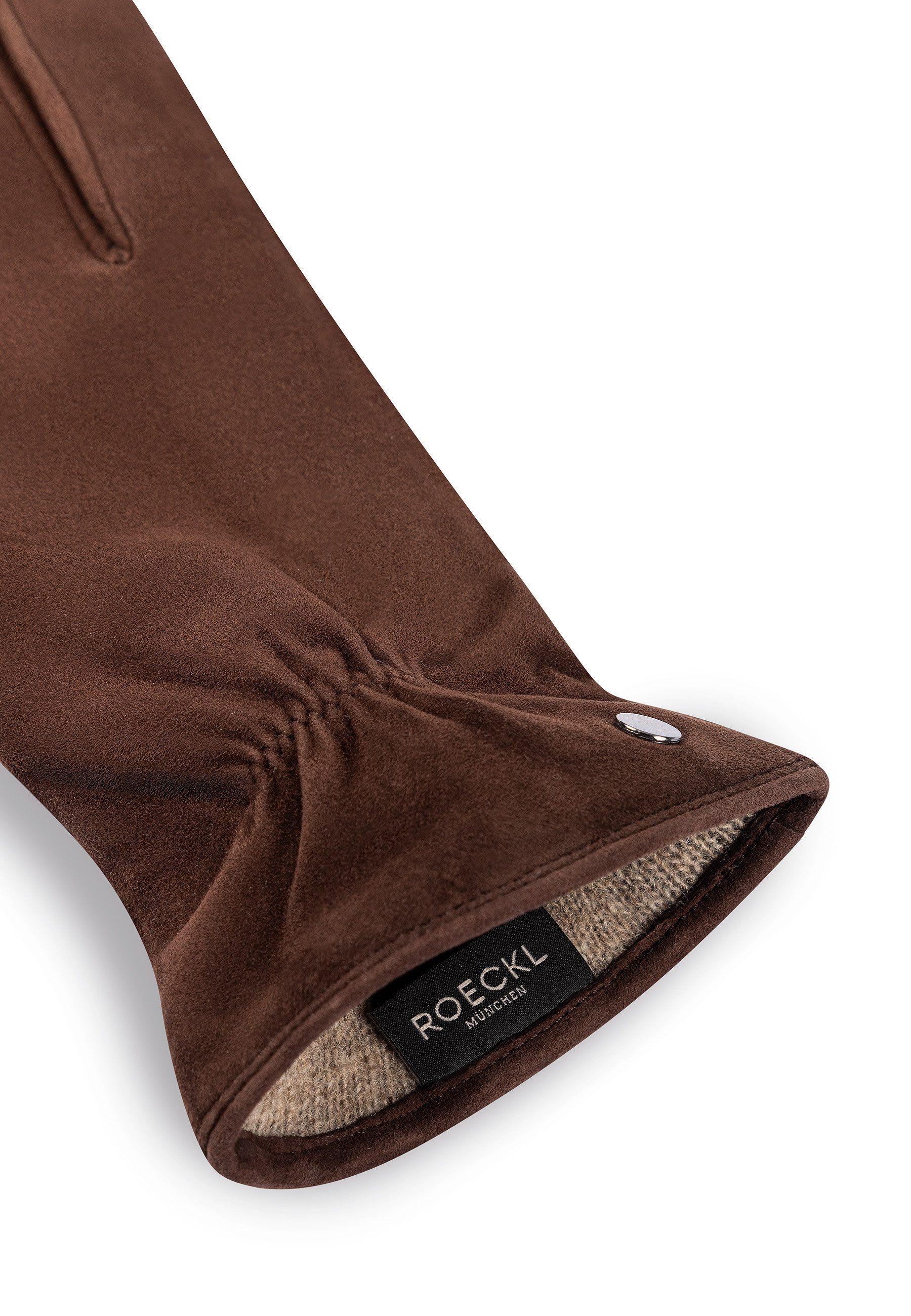 Roeckl Lederhandschuhe STRASSBURG Handschuh aus Veloursleder