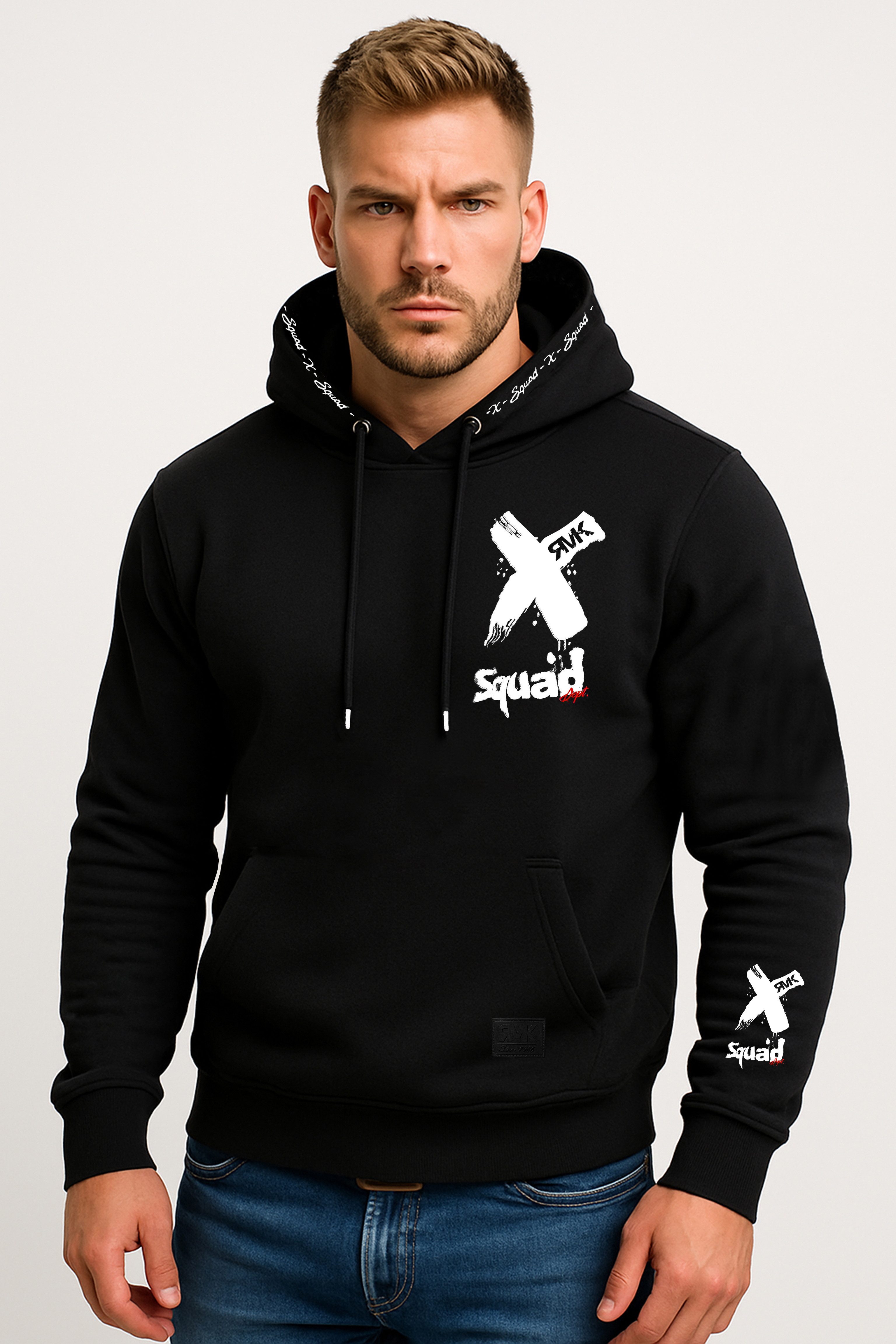 RMK Hoodie Herren Pullover mit Kapuze Pulli Kapuzenpullover Langarm mit Kapuze