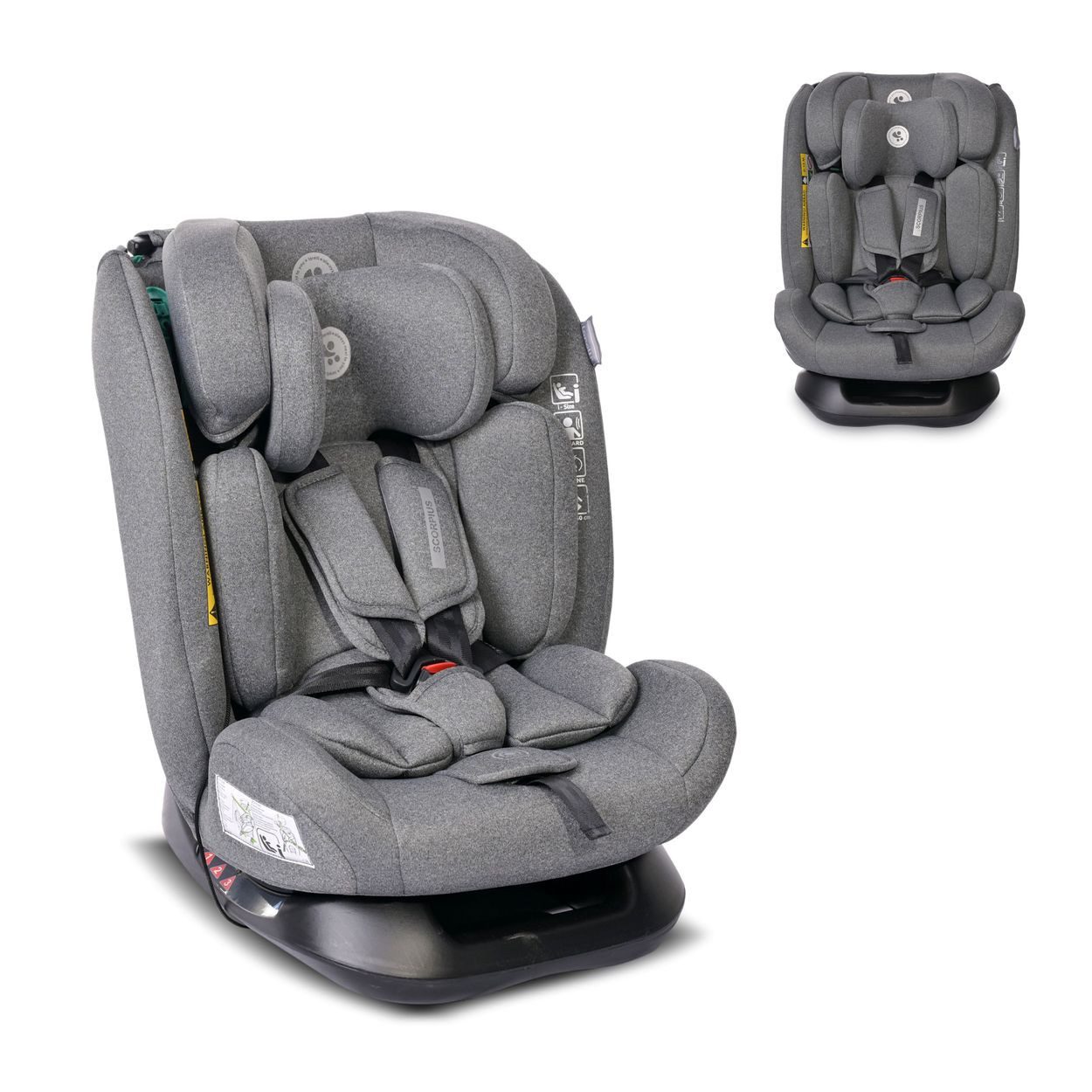 LORELLI Autokindersitz Scorpius (40-150cm), ab: 0, bis: 12, verstellbar, 5-Punkt-Gurt, bis 36 kg, i-Size, Polyester, Bezug wählbar