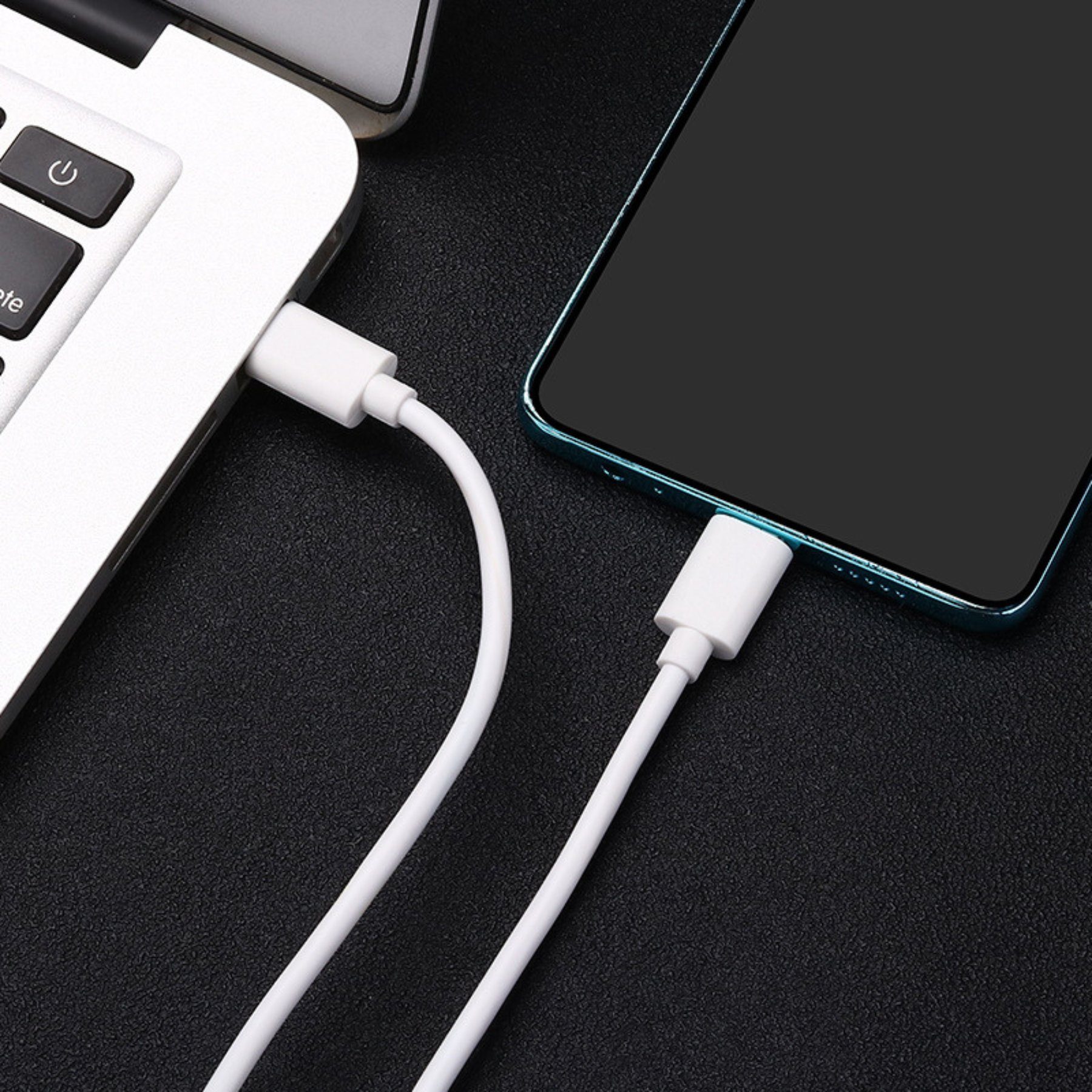 Alpha Electronics Schnellladekabel passt für iPhone, Samsung, Huawei, Google, Xiaomi Smartphone-Kabel, USB-C, USB-C zu USB-C (100 cm), Robust, 60w, in 1 oder 2Meter erhältlich