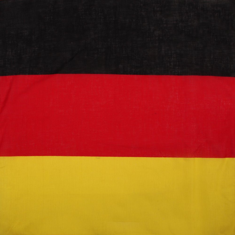 100% Multifunktionstuch: Baumwolle Flagge, Goodman Halstuch Kopftuch Design Deutschland Bandana