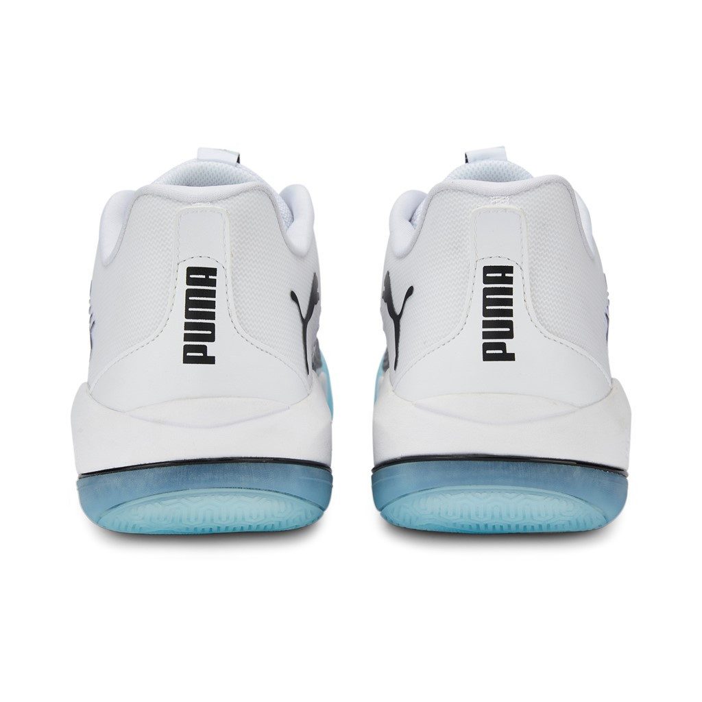 PUMA Hallen-Indoorschuhe Eliminate Power Nitro II weiss/schwarz Herren Badmintonschuh
