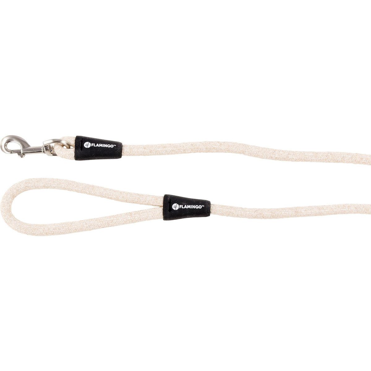 Flamingo Hundeleine Leine Lago rund beige