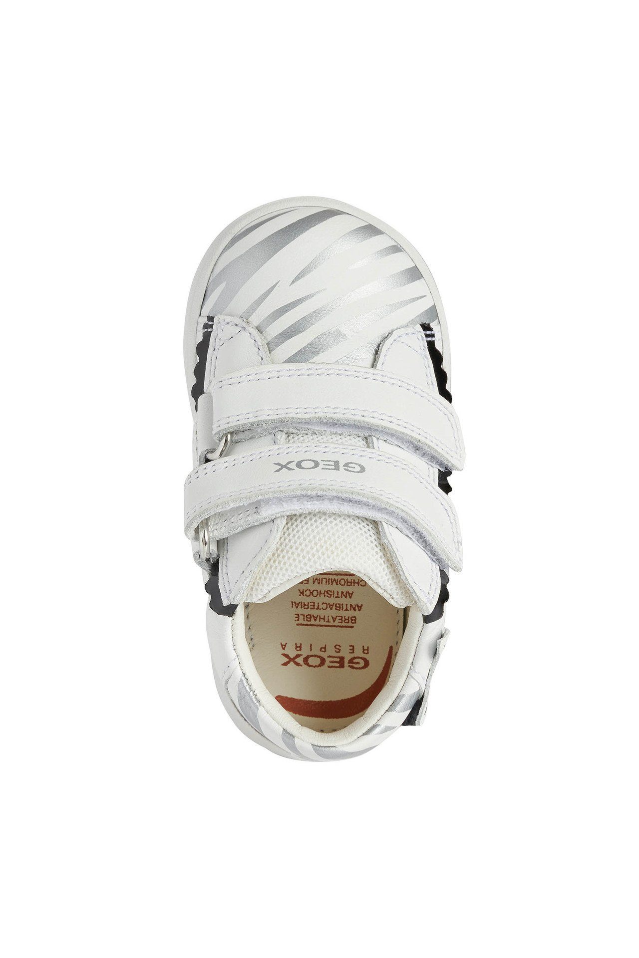 Geox Weiß Sneaker (WHITE/SILVER)