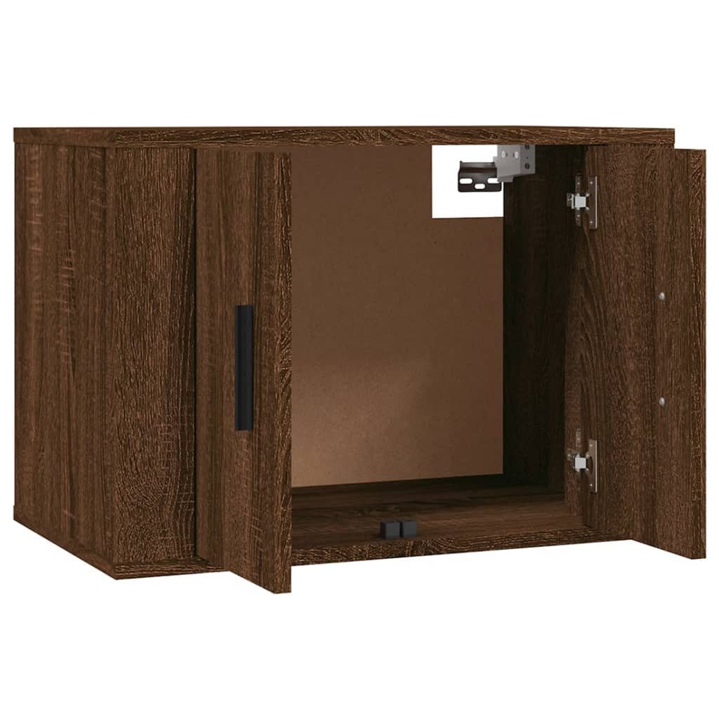 Eichen-Optik 2 TV-Wandschränke TV-Schrank furnicato cm Stk. 57x34,5x40 Braun