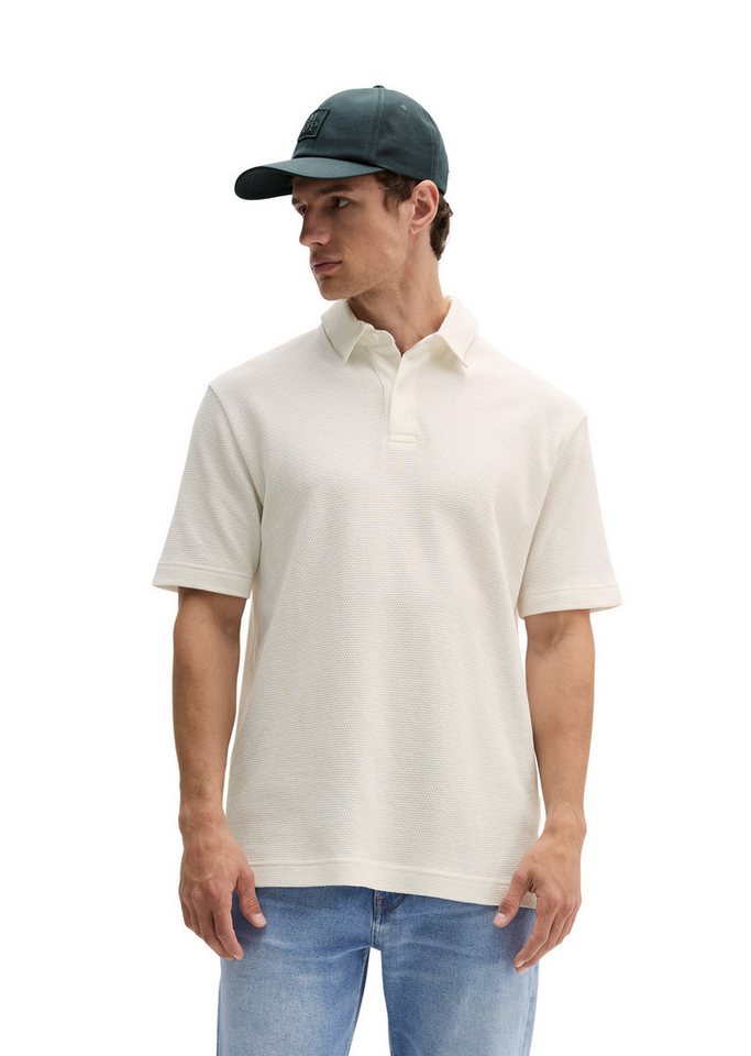 Marc O'Polo Poloshirt mit feiner Struktur