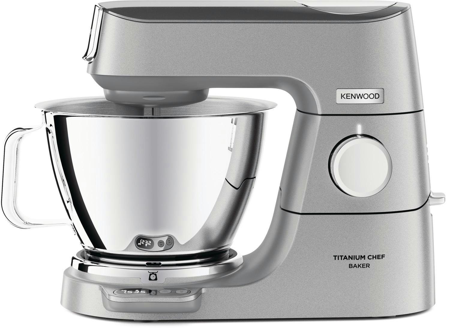 Kenwood Küchenmaschine, 1200 W, 5,00 l Schüssel, Stufenlose Geschwindigkeitseinstellung, Integrierte EasyWeigh-Waage