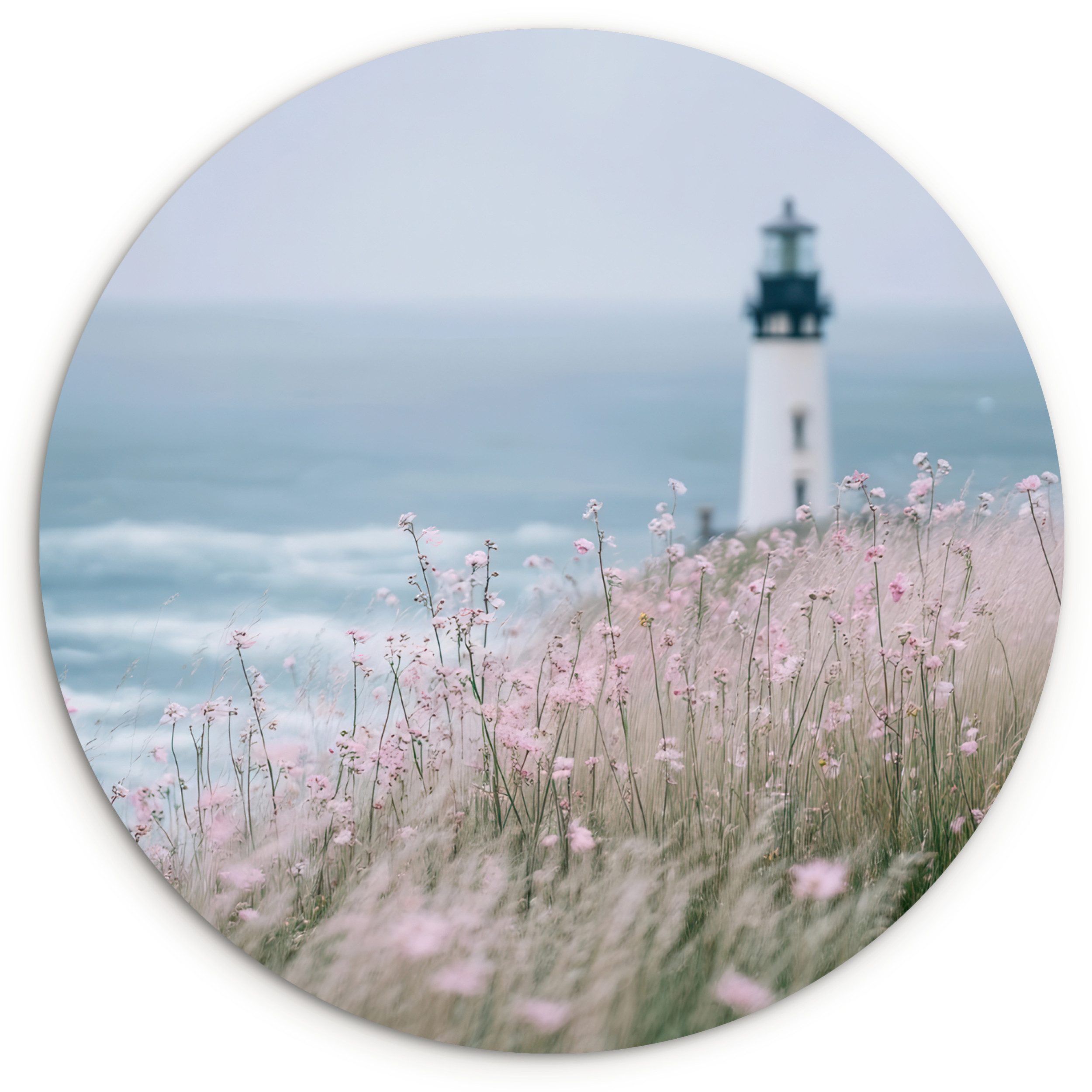 MuchoWow Gemälde Leuchtturm - Klippe - günstig online kaufen