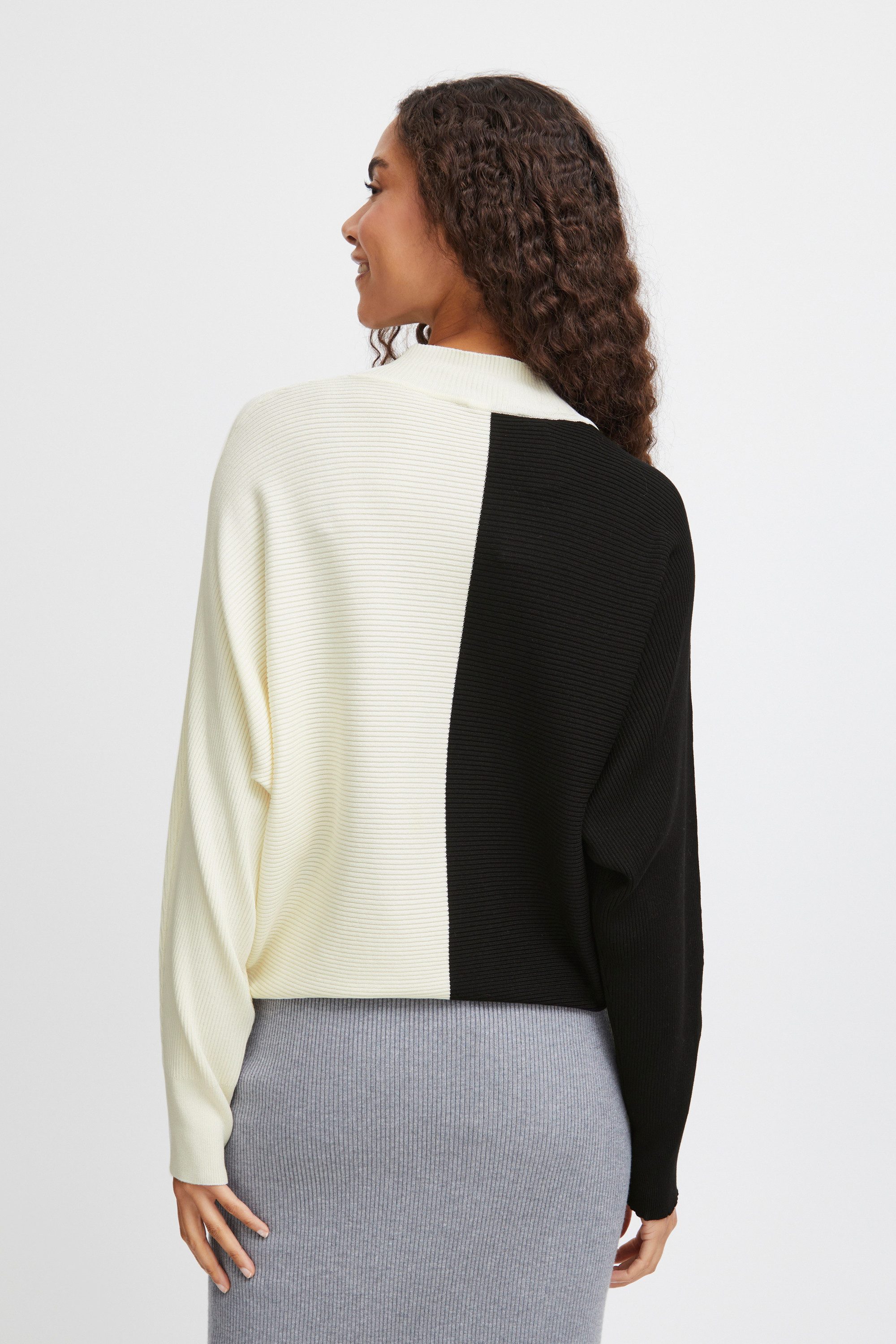 b.young Strickpullover BYMMORLA RIB BAT JUMPER - KNIT