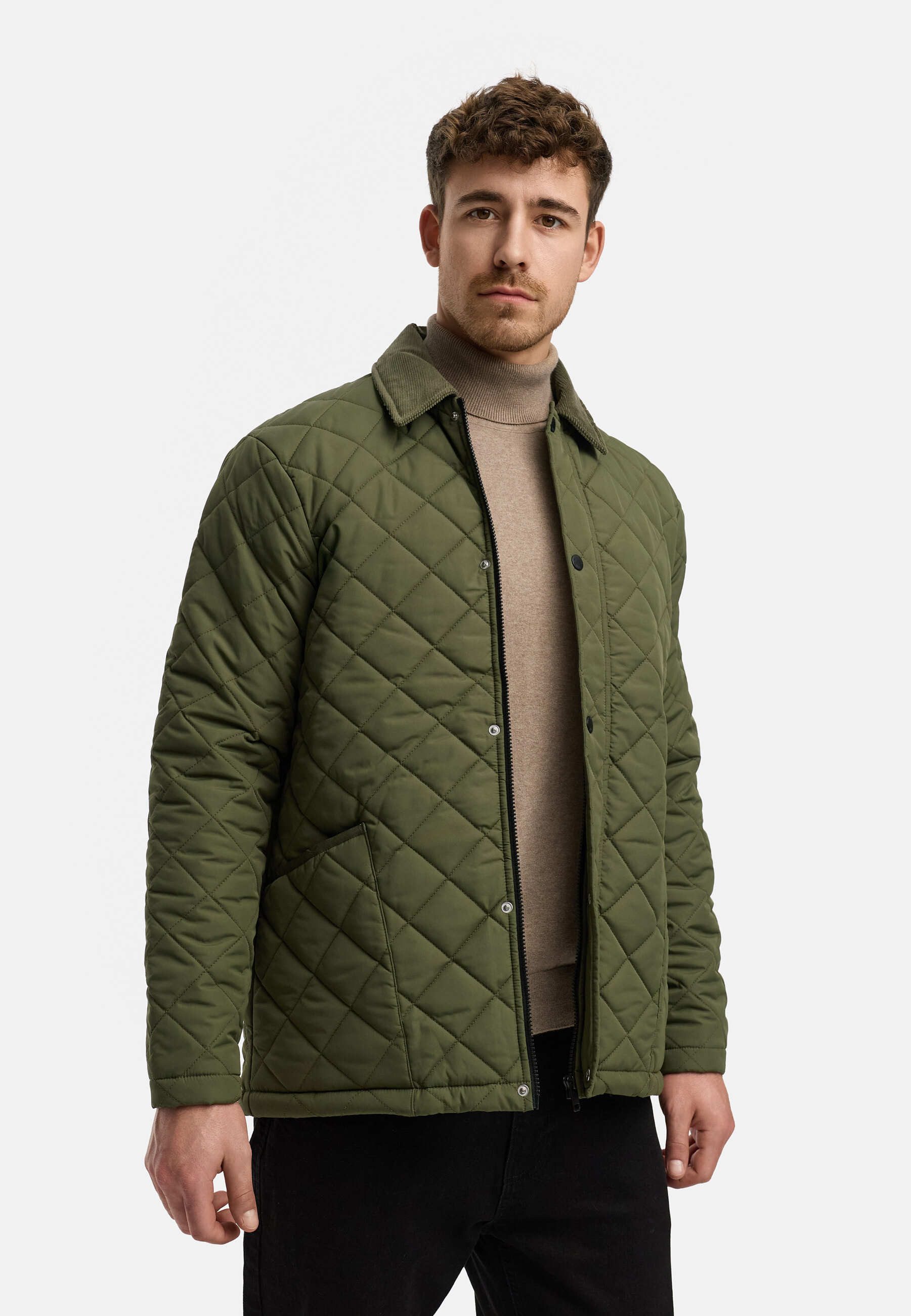 Indicode Steppjacke Herren INDram Herrenjacke Daunen-Optik Leichte Steppjac günstig online kaufen