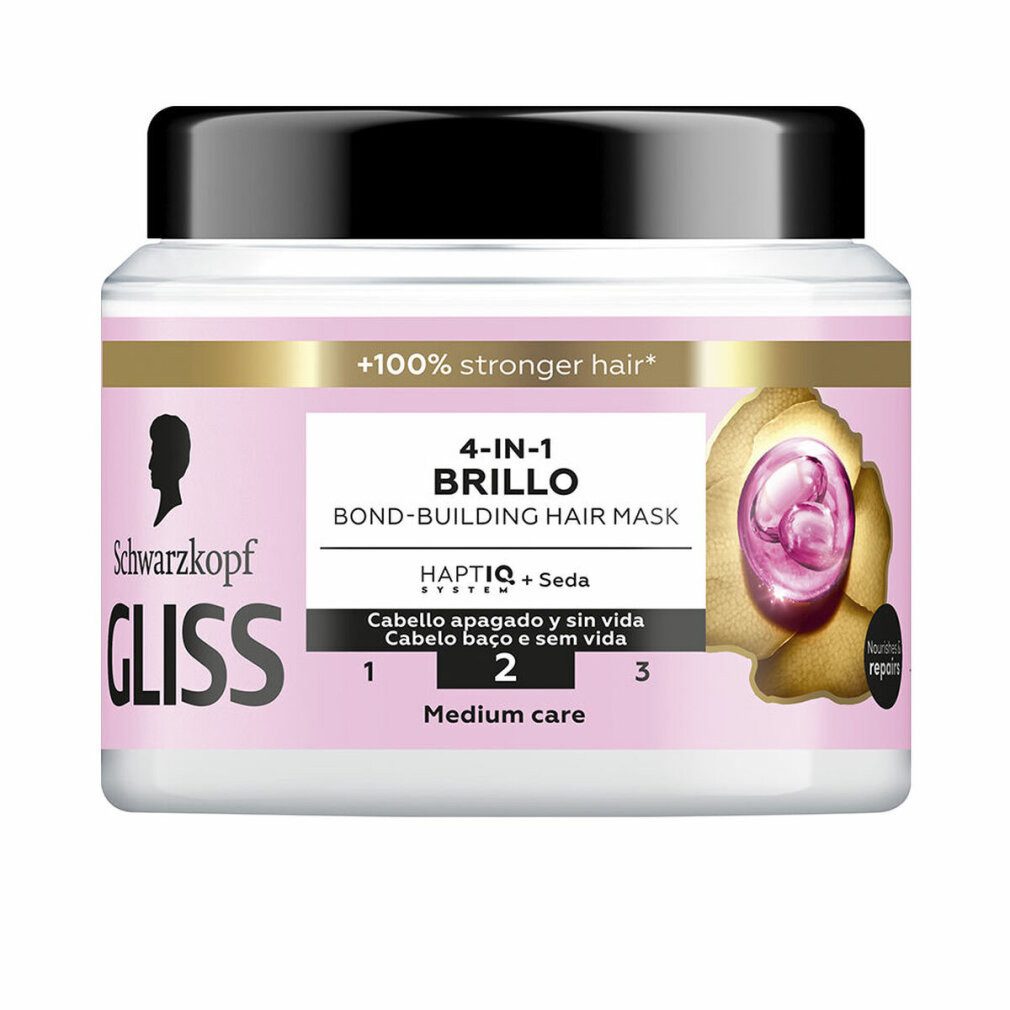 Schwarzkopf Haarpflege-Set GLISS LIQUID SLIK Maske 400 ml