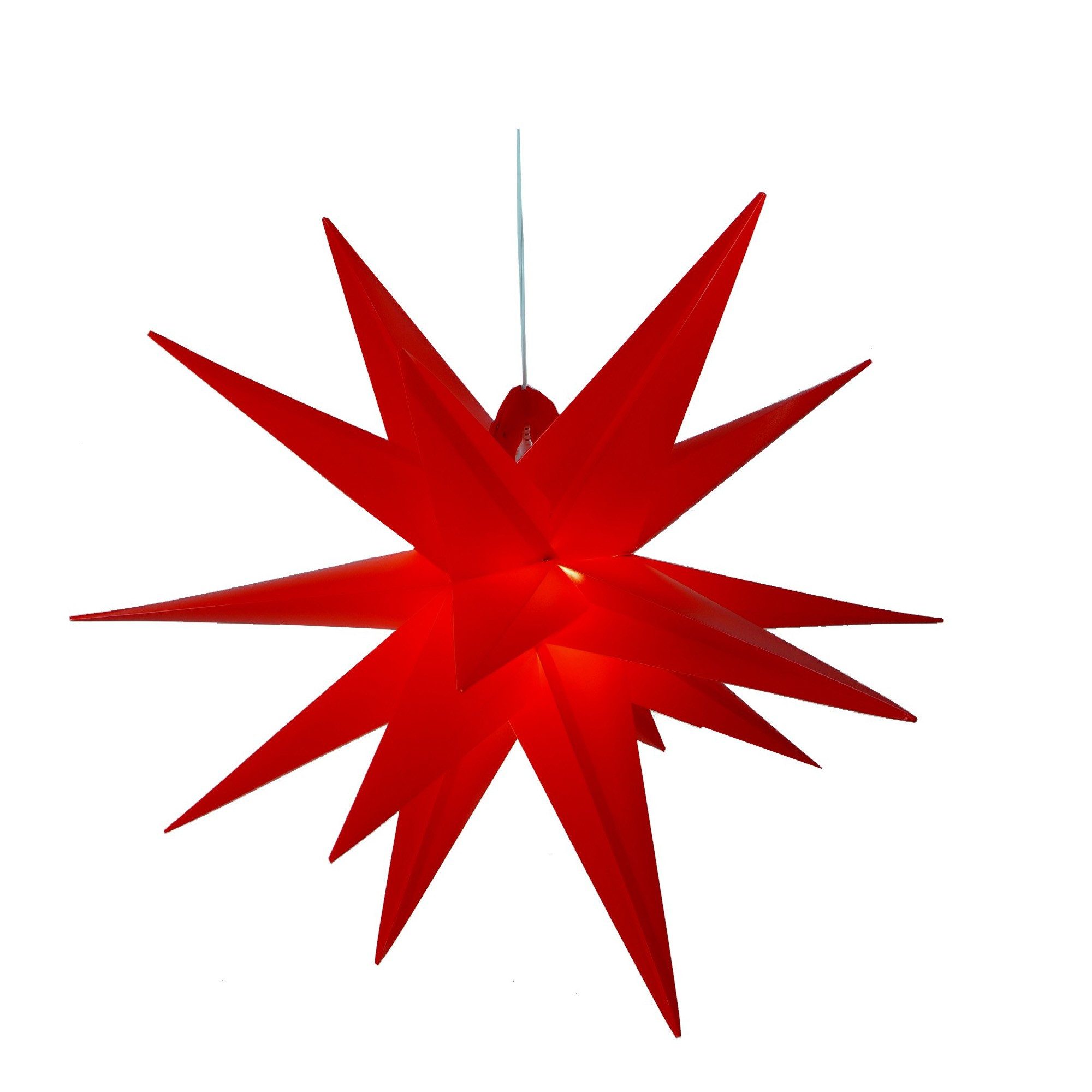 Guru-Shop LED-Stern für außen 3D Batterie Außenstern Kaspar, Weihnachtsster günstig online kaufen