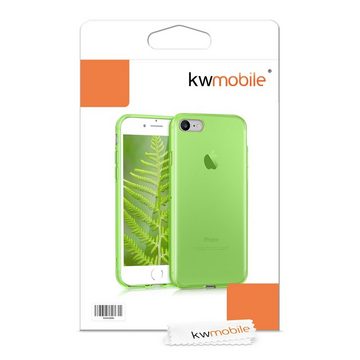 kwmobile Handyhülle Hülle für Apple iPhone SE / 8 / 7, Silikon Handyhülle transparent - Handy Case gummiert