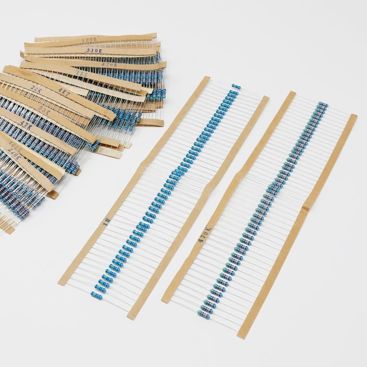 world-trading-net Modellbausatz Metallfilm Widerstände 1000er Set, 0,5W, 1-1M Ohm