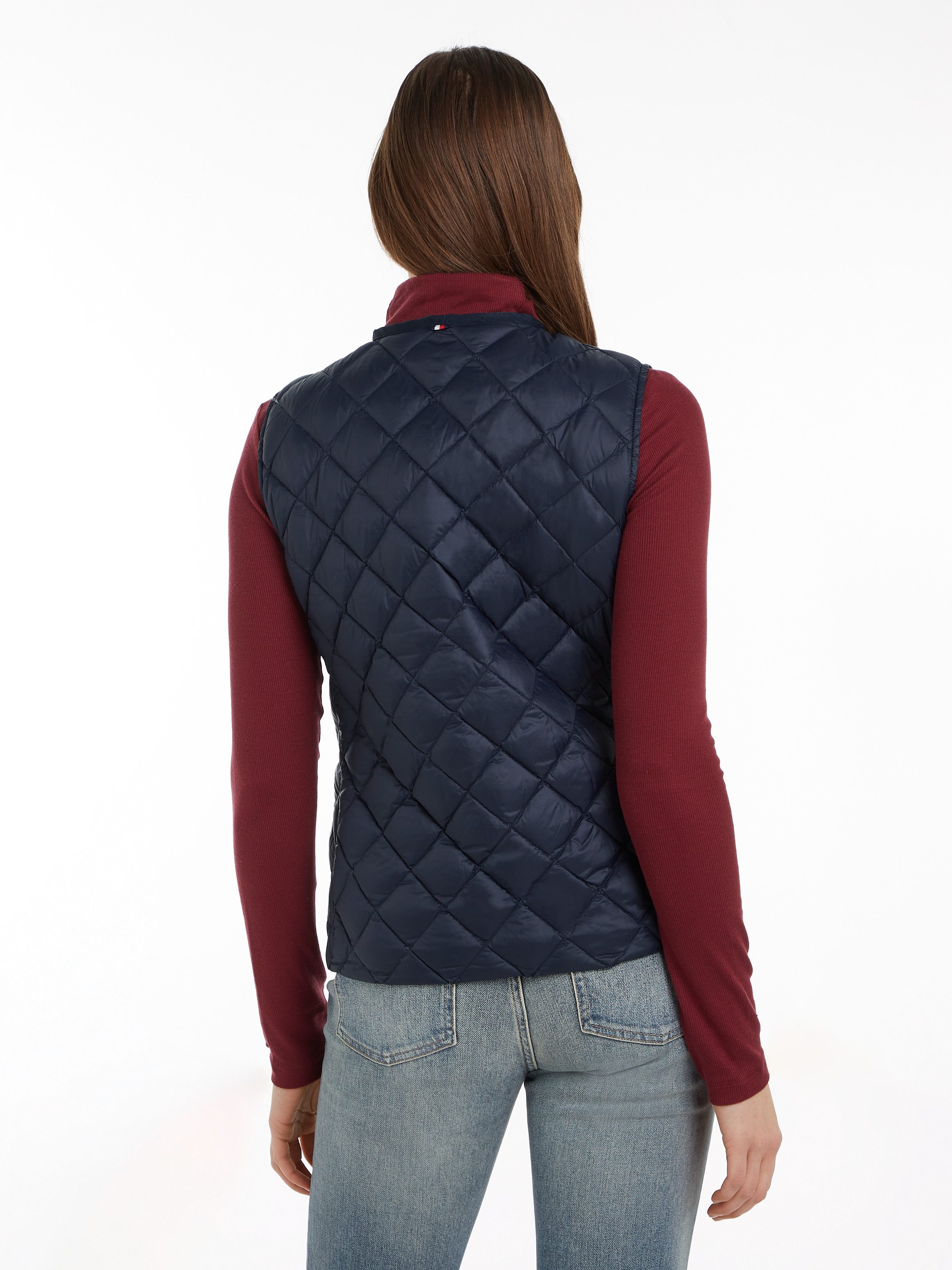 Tommy Hilfiger Steppweste mit Logostickerei günstig online kaufen