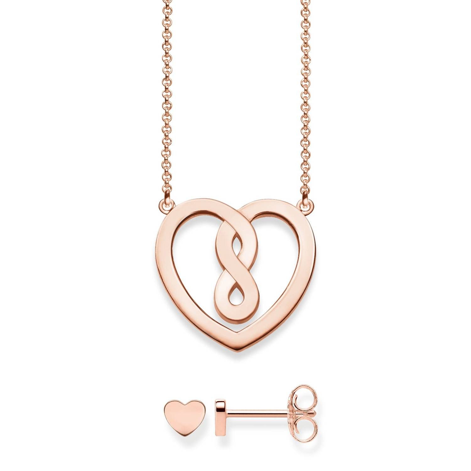 THOMAS SABO Ohrring und Ketten Set Infinity