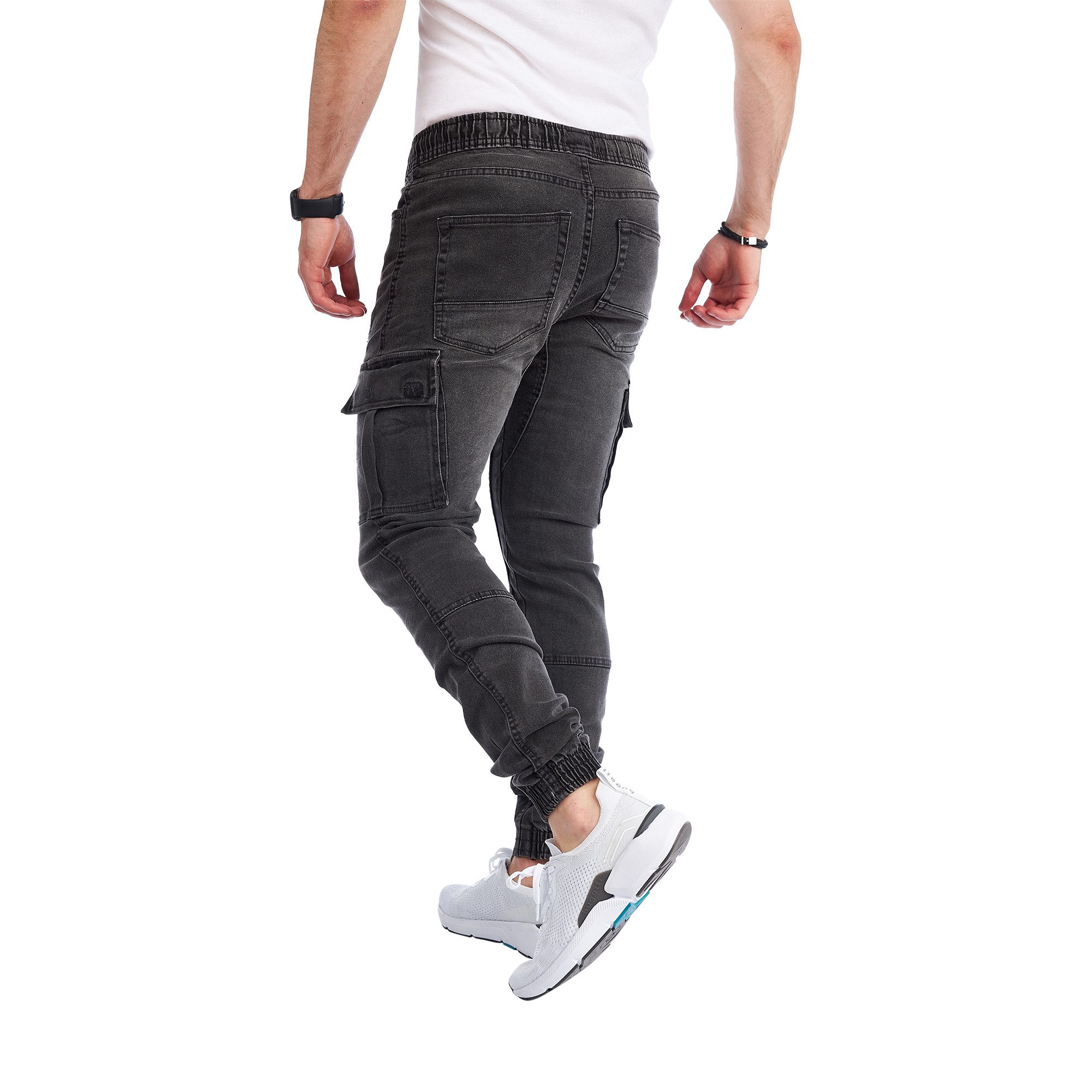 Styleko Cargohose Cargo Jeans Herren Cargohose für Herren Jeans stretch Cargohose Herren