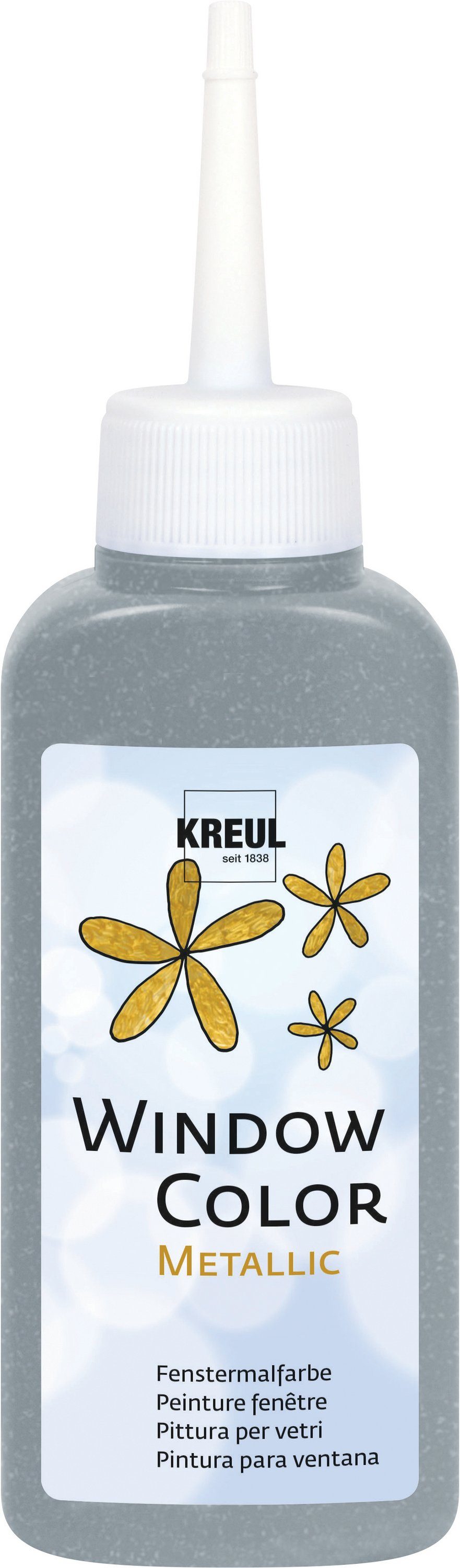 Fenstersticker, Kreul, 80 ml Silber