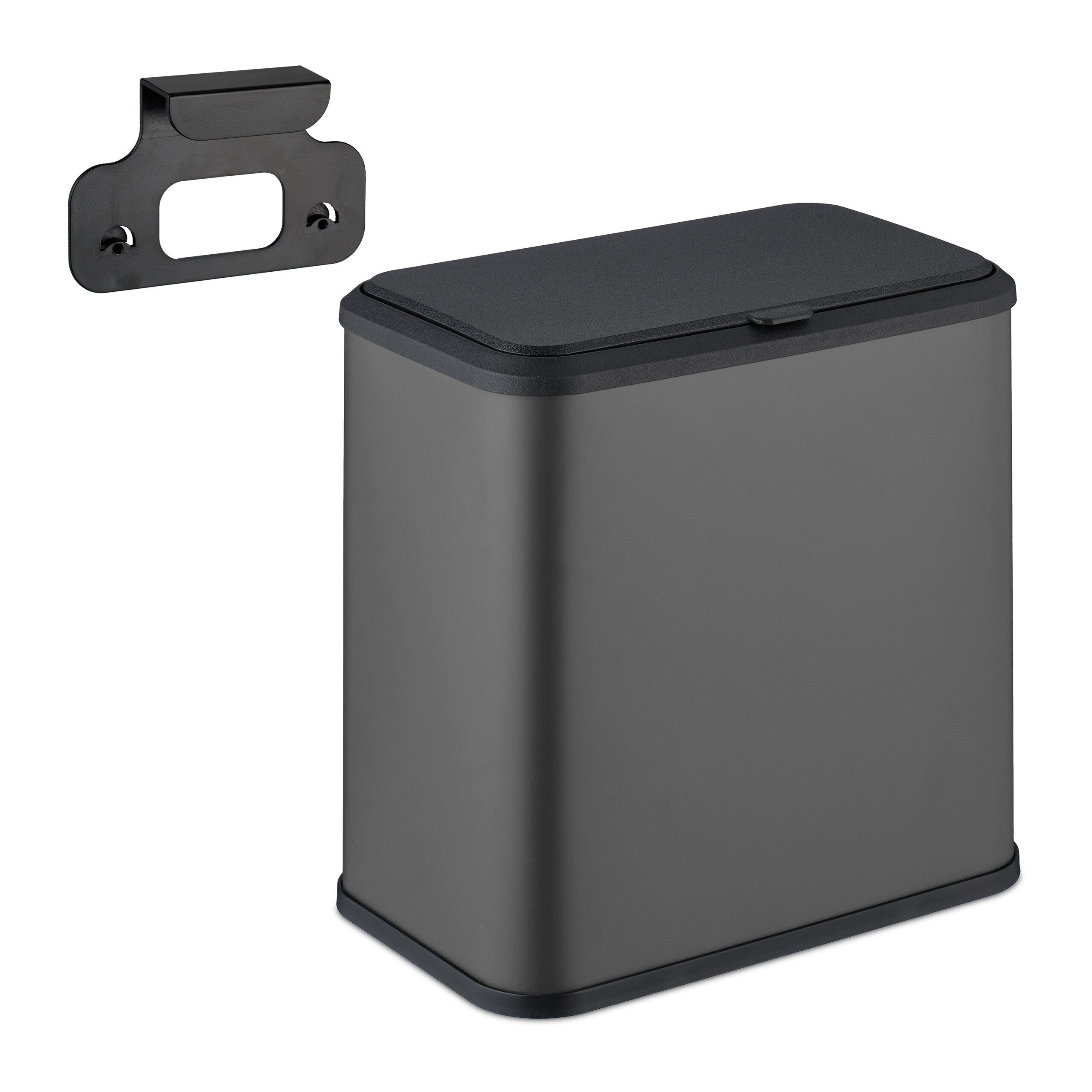 relaxdays Косметички Matter Мусорные урны 5 l, grau