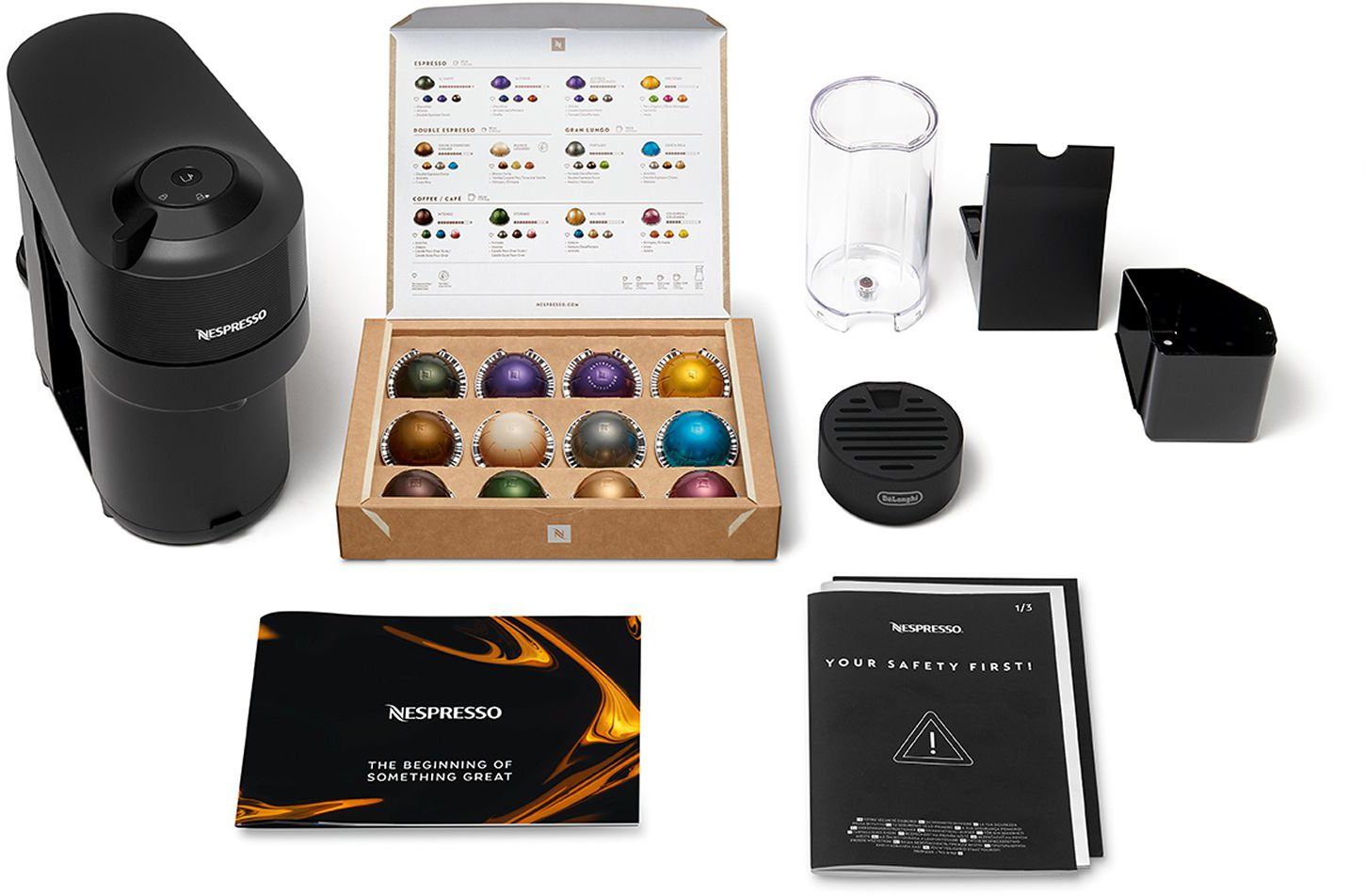 NESPRESSO Kapselmaschine Vertuo Pop ENV90.B von DeLonghi