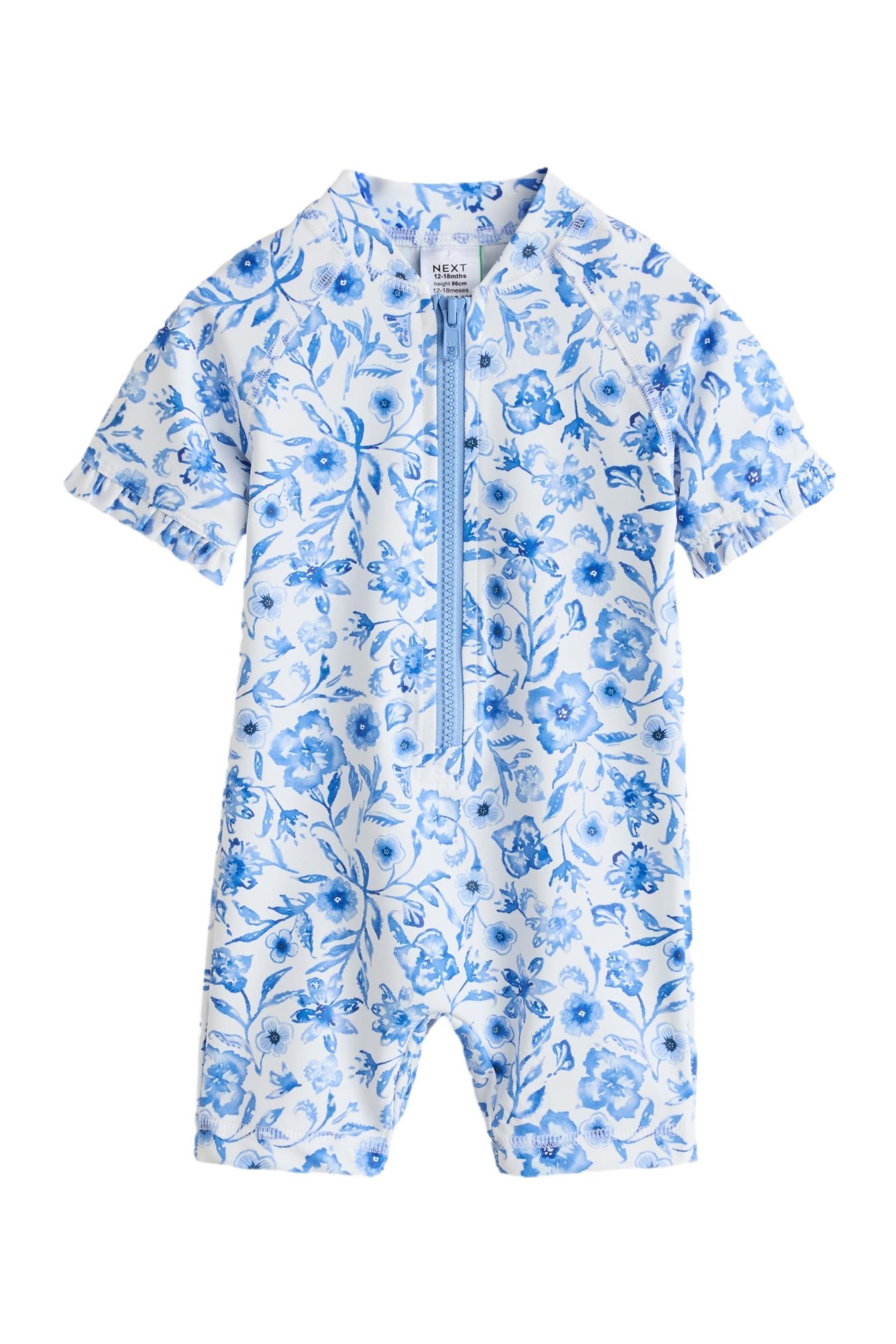 Next Badeanzug Sunsafe-Badeanzug mit Rüschenärmeln (1-St) günstig online kaufen