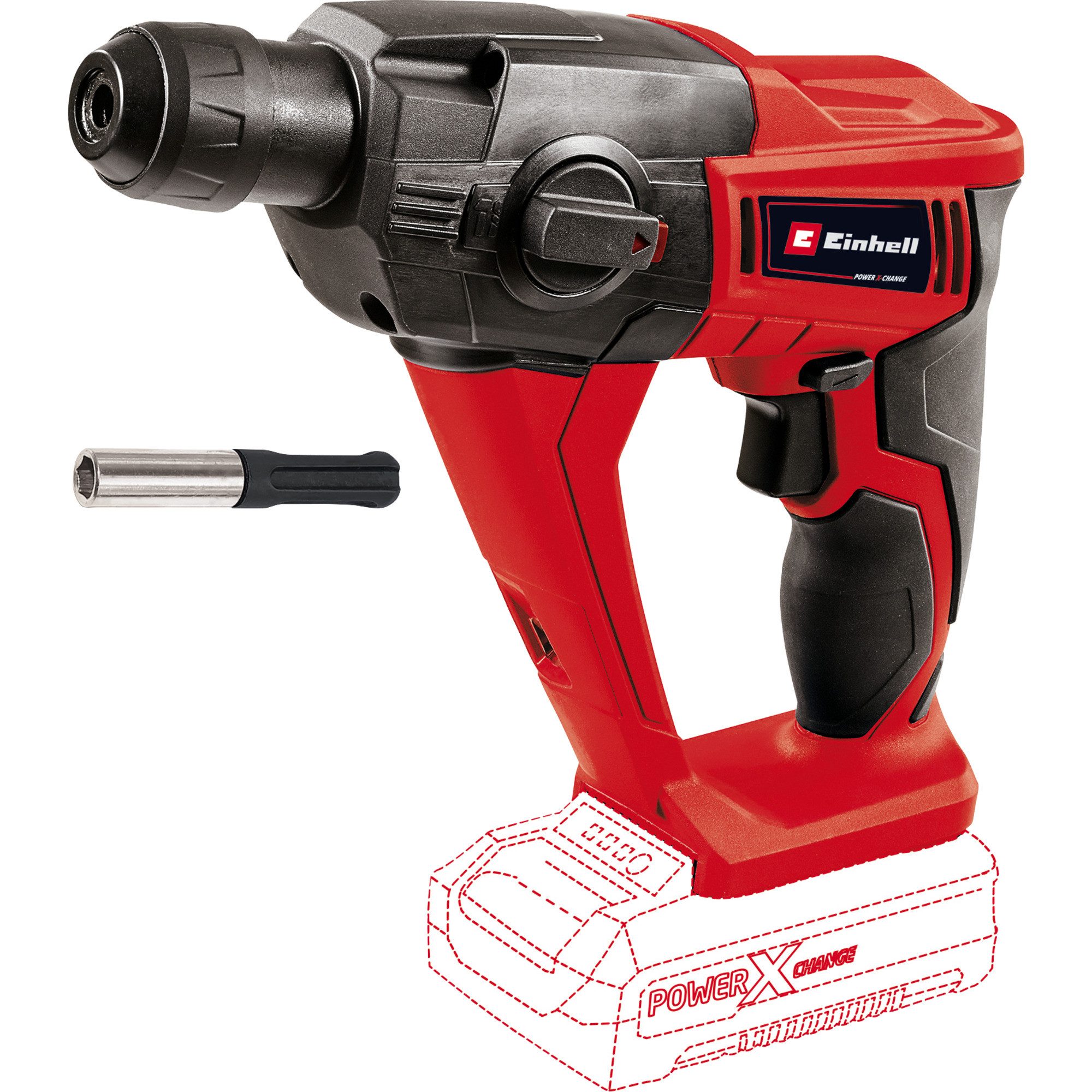 Einhell Bohrmaschine EINHELL Power X-Change Akku-Bohrhammer TE-HD 18