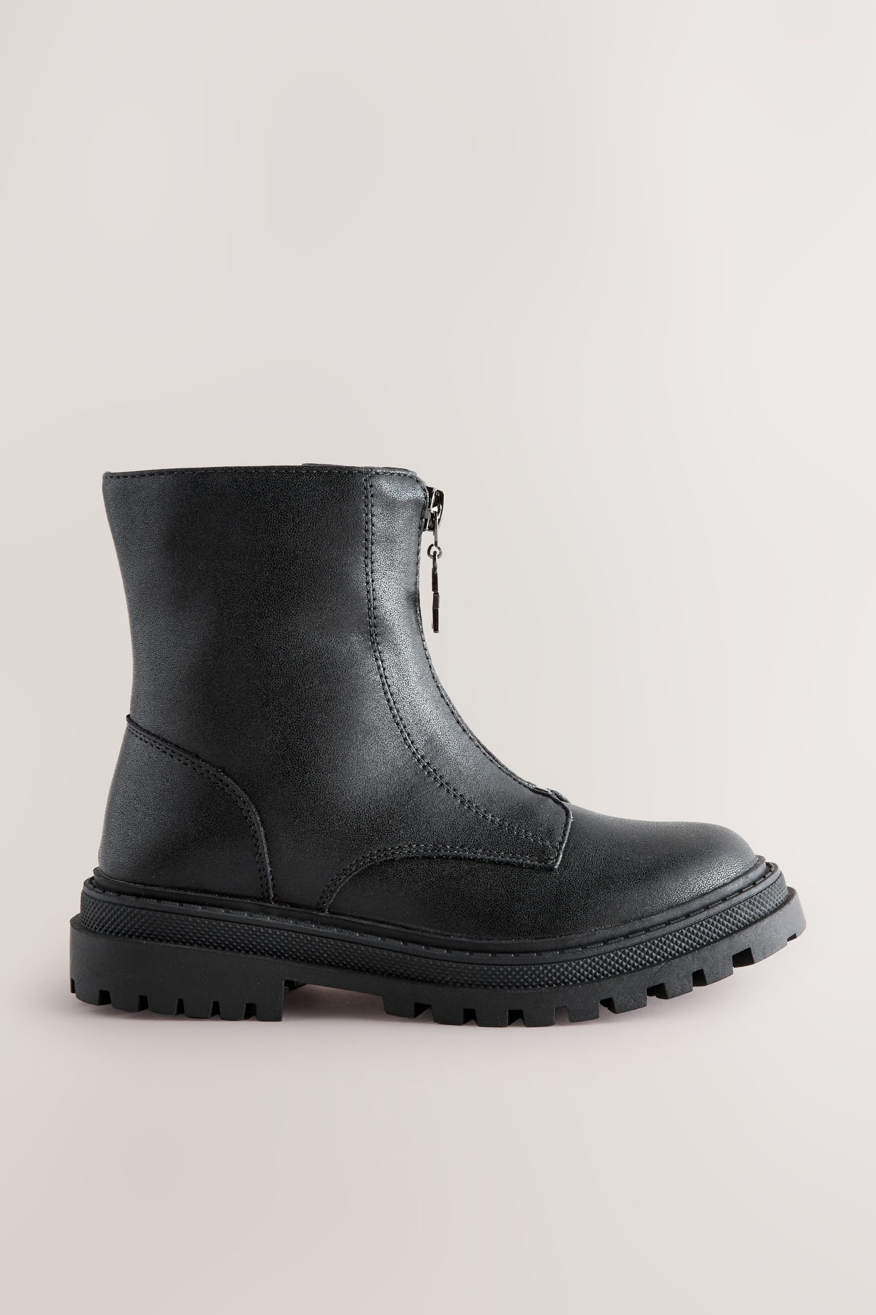 Next Stiefeletten mit Reißverschluss vorne Stiefelette (1-tlg)