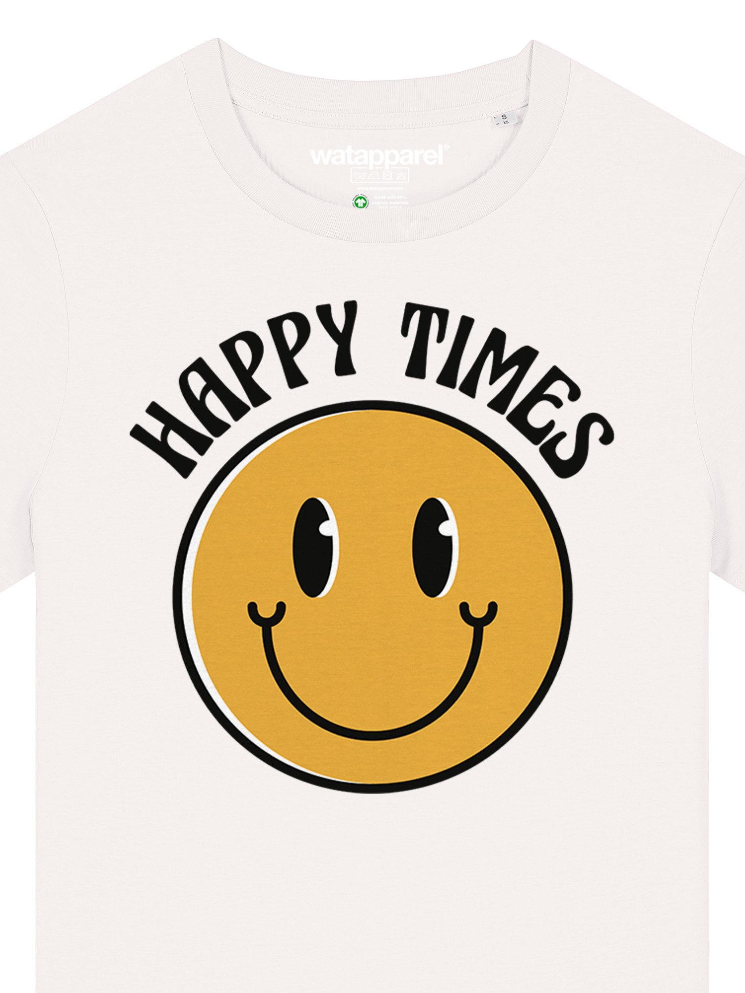 wat? Apparel T-Shirt Happy times smiley emoji