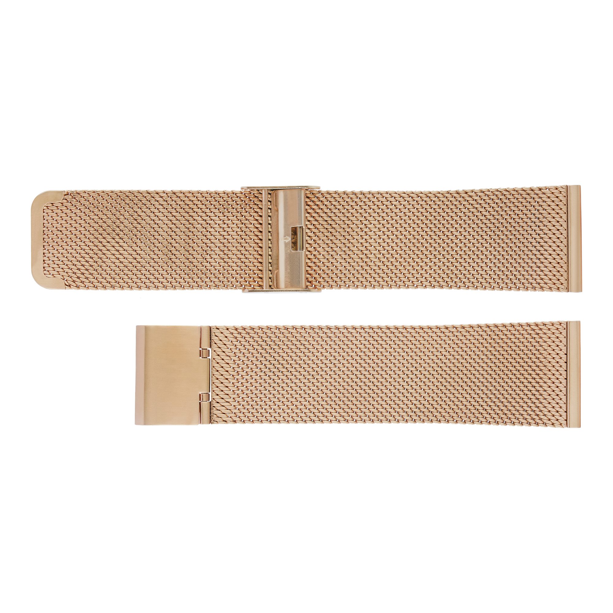 XCOAST Smartwatch-Armband 20mm Uhrenarmband Rosegold, für XCOAST SIONA 2, Schnellwechselfunktion, Edelstahl, Mesh Damenarmband, Wechselarmband