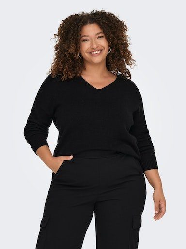 V-Ausschnitt-Pullover CARMARGARETA LS PULLOVER KNT NOOS