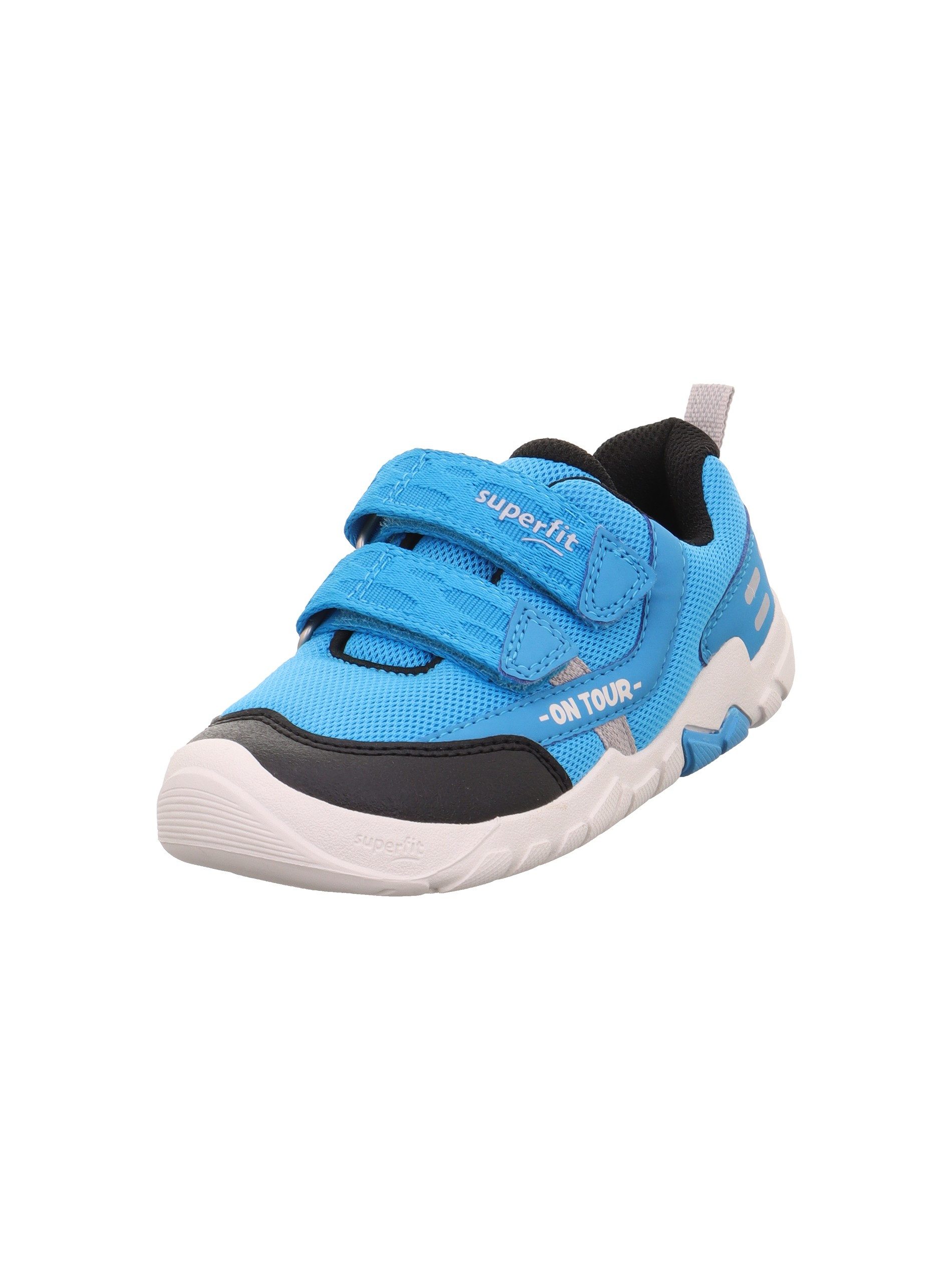 Superfit TRACE WMS: mittel Sneaker Klettschuh, mit herausnehmbarer Einlage, Größenschablone zum Download