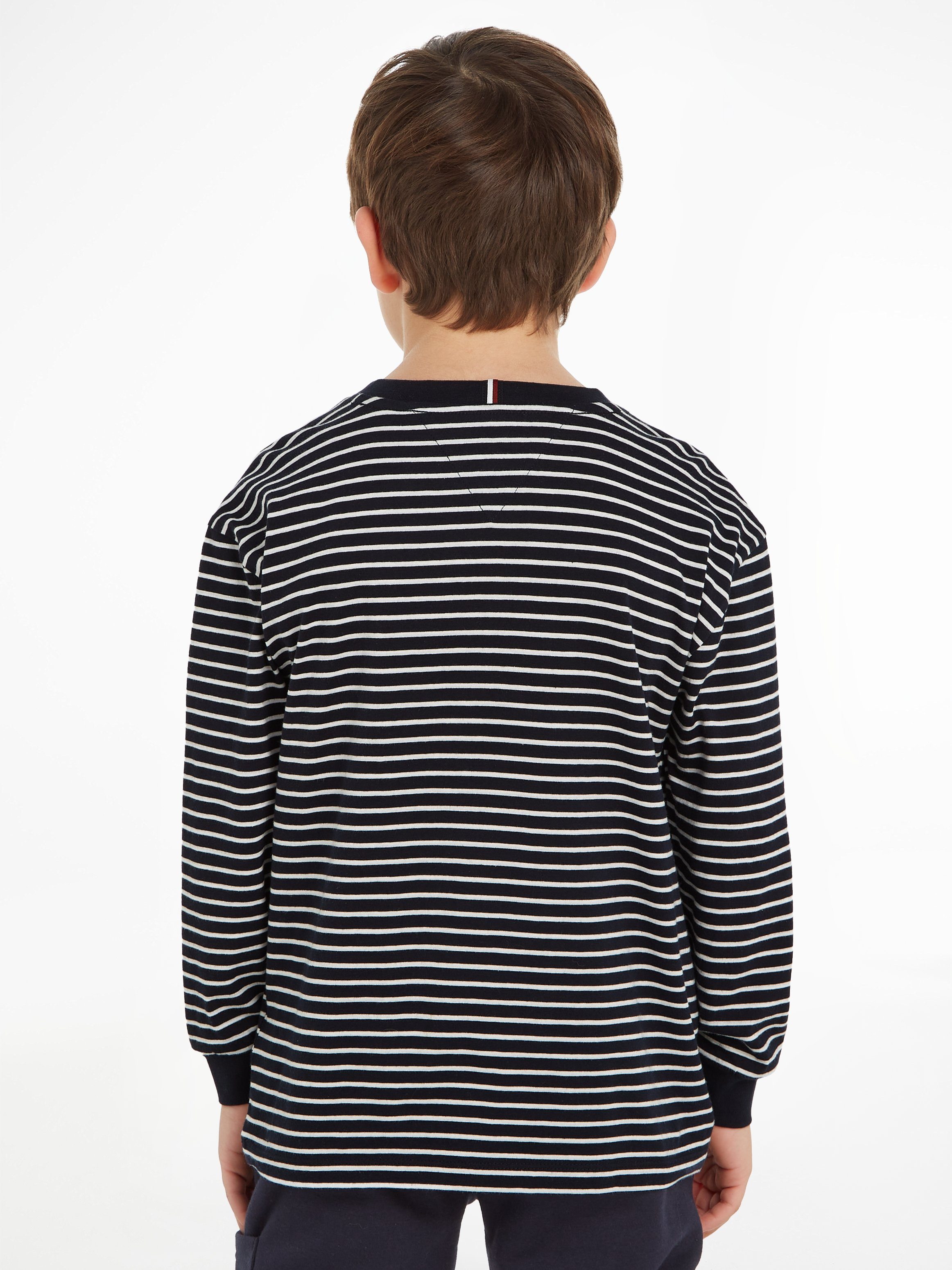 L/S Tommy Hilfiger ESSENTIAL TEE Langarmshirt STRIPES