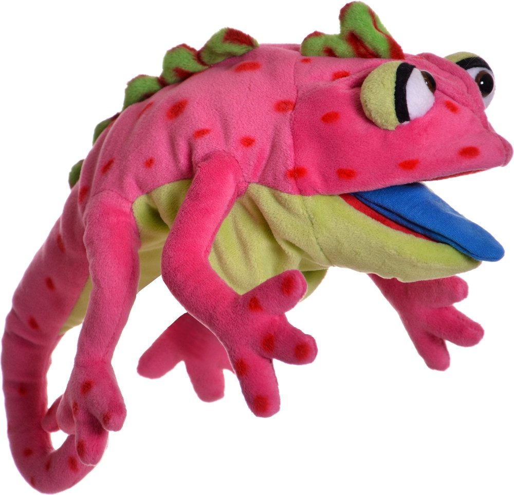 Living Puppets Handpuppe Living Puppets Handspieltiere Wilhelminchen das Chamäleon