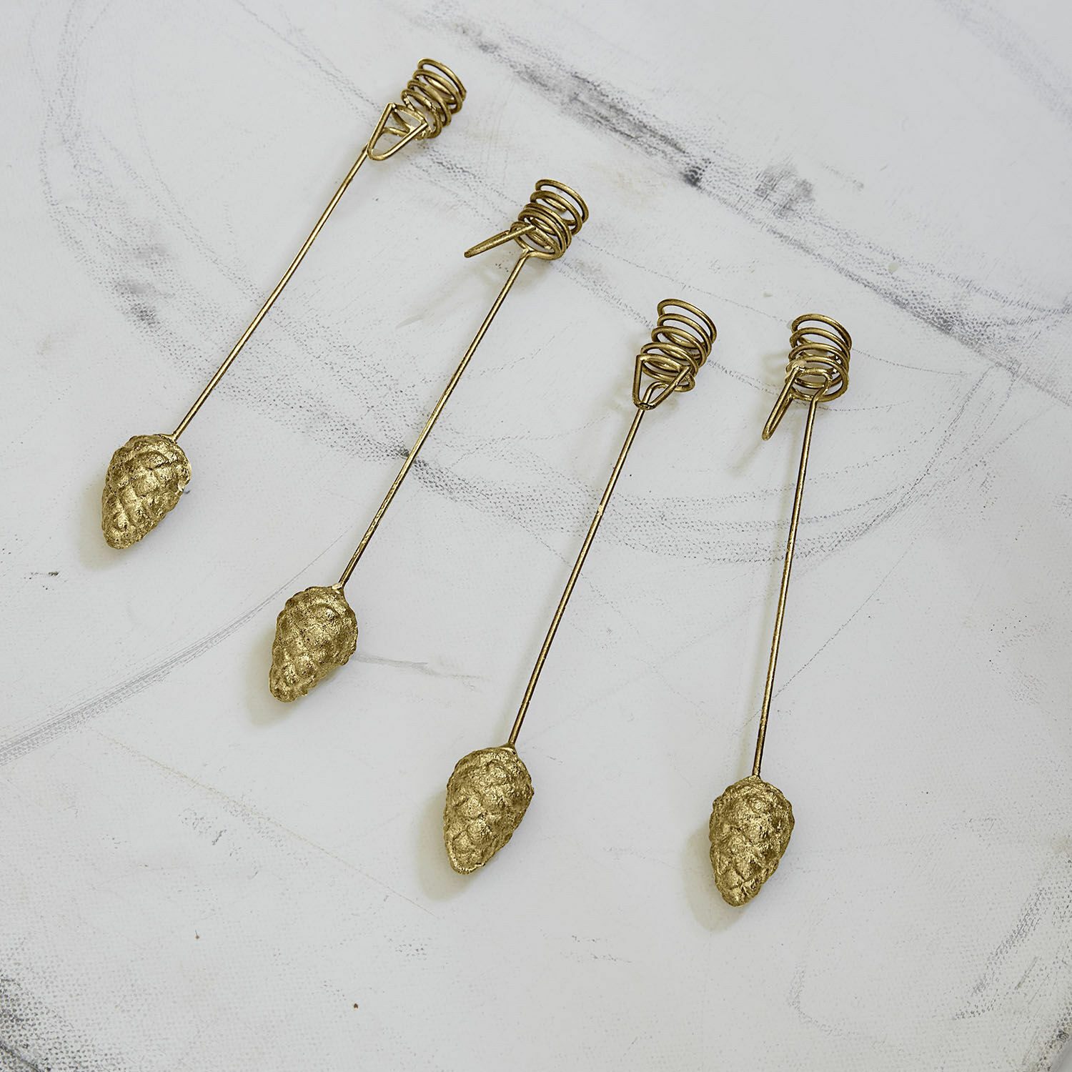 Mirabeau Kerzenständer Kerzenhalter 4er Set Norélie gold