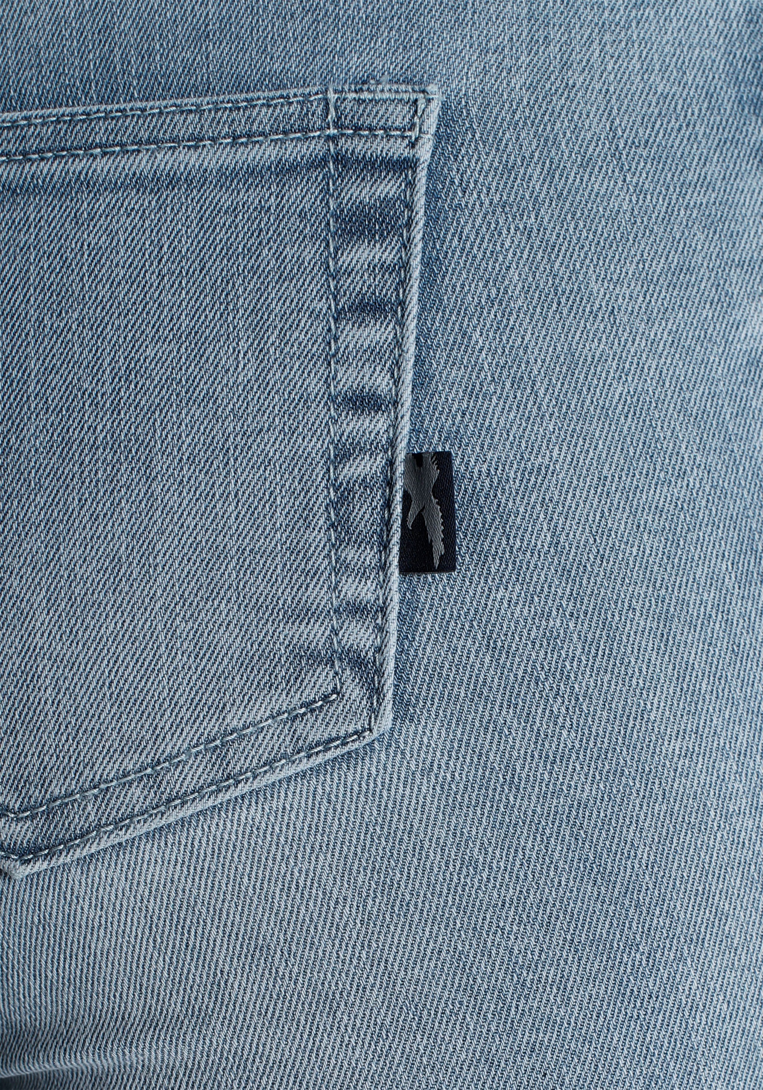 Arizona Bootcut-Jeans Ultra Soft elastische Passform, ausgestellte Beinform, hohe Leibhöhe