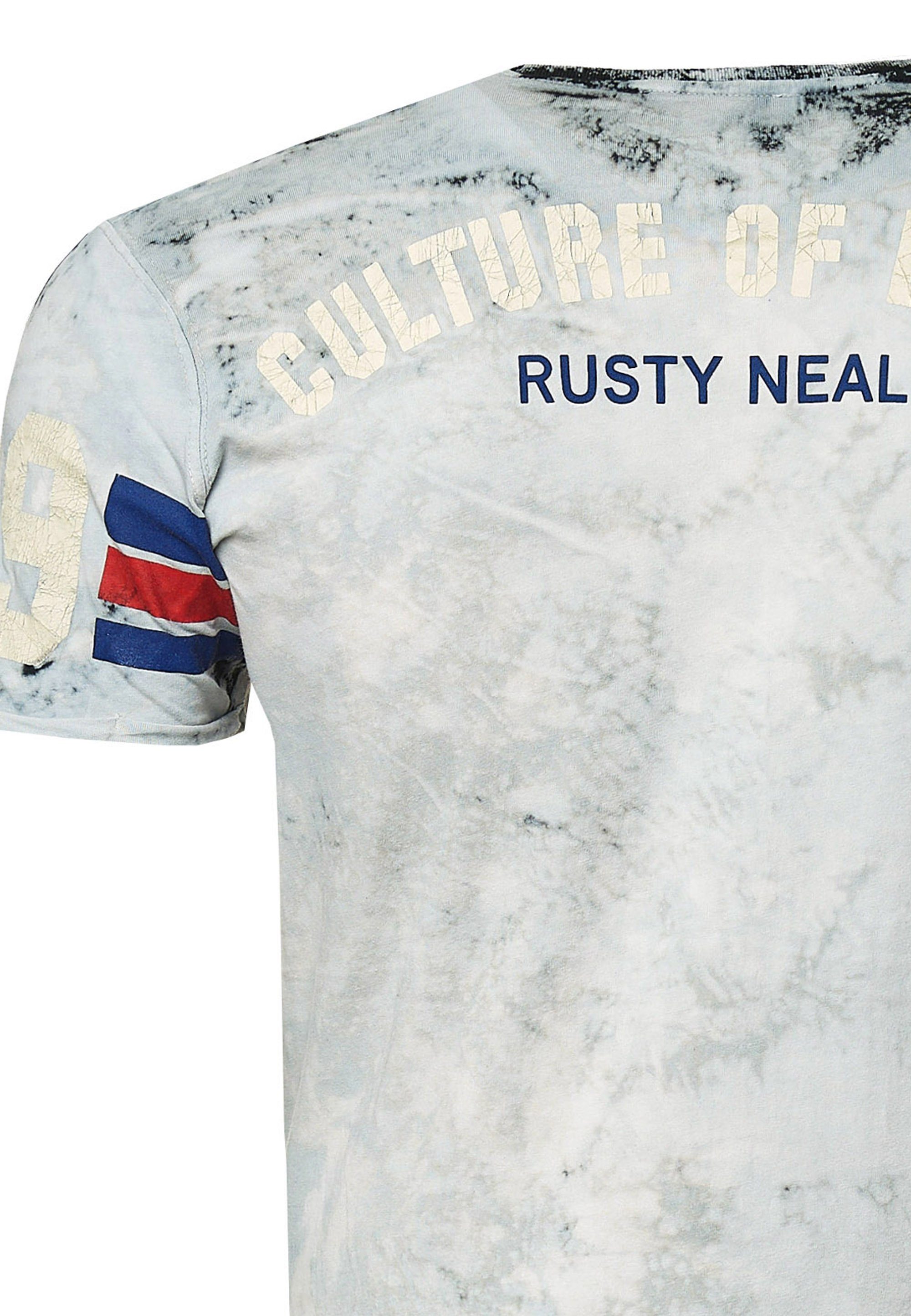 Neal in T-Shirt cooler Rusty anthrazit Vintage-Optik