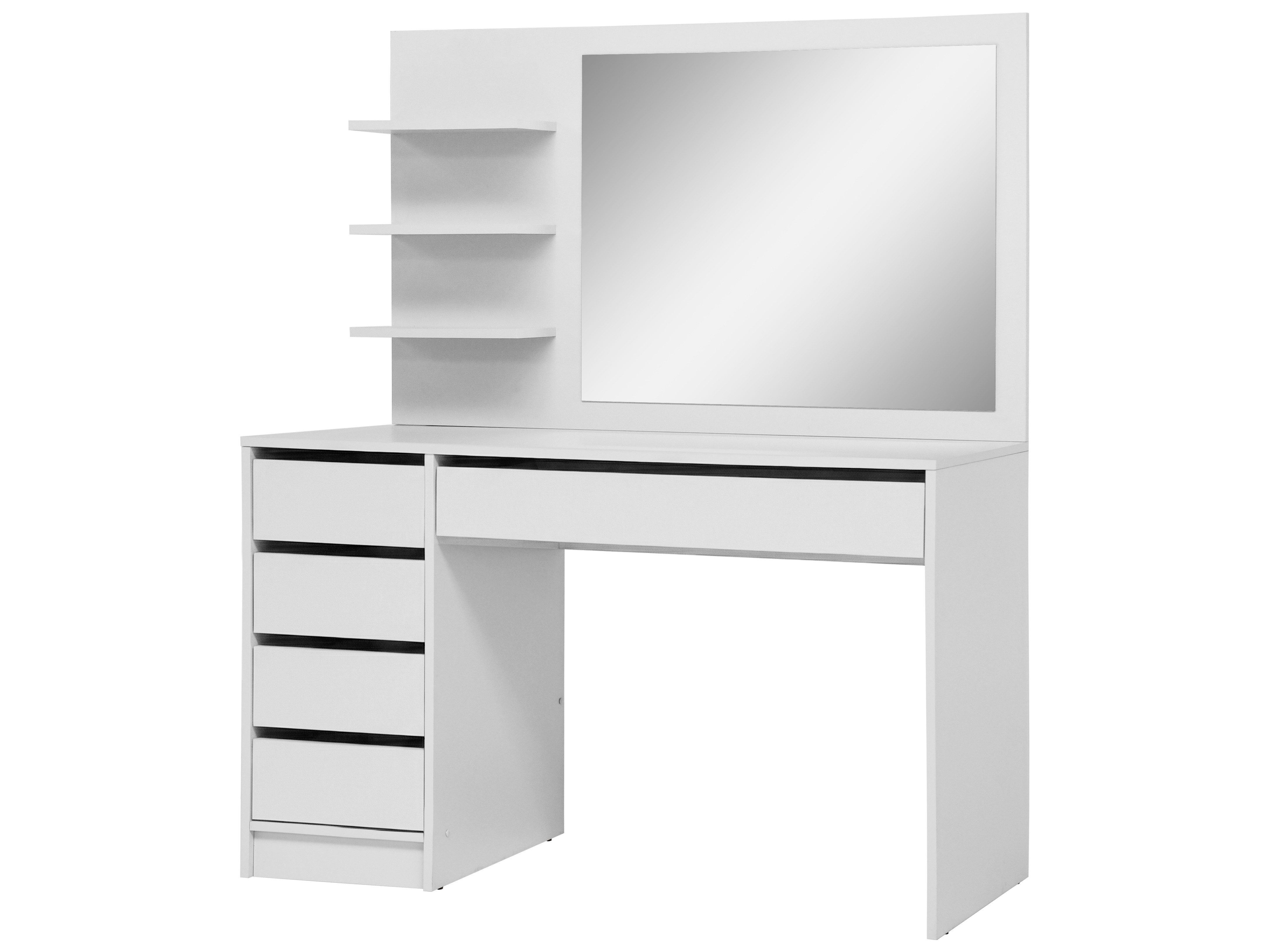 Schminktisch Malta 120 cm mit Spiegel und Schubladen
