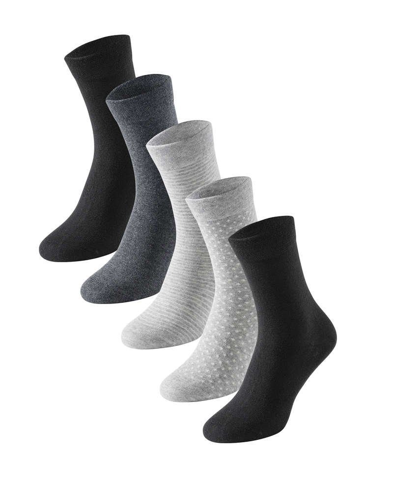 Schiesser Socken Bluebird Damen (Vorteilspack, 10 Paar) aus hochwertiger gekämmter Baumwoll-Qualität