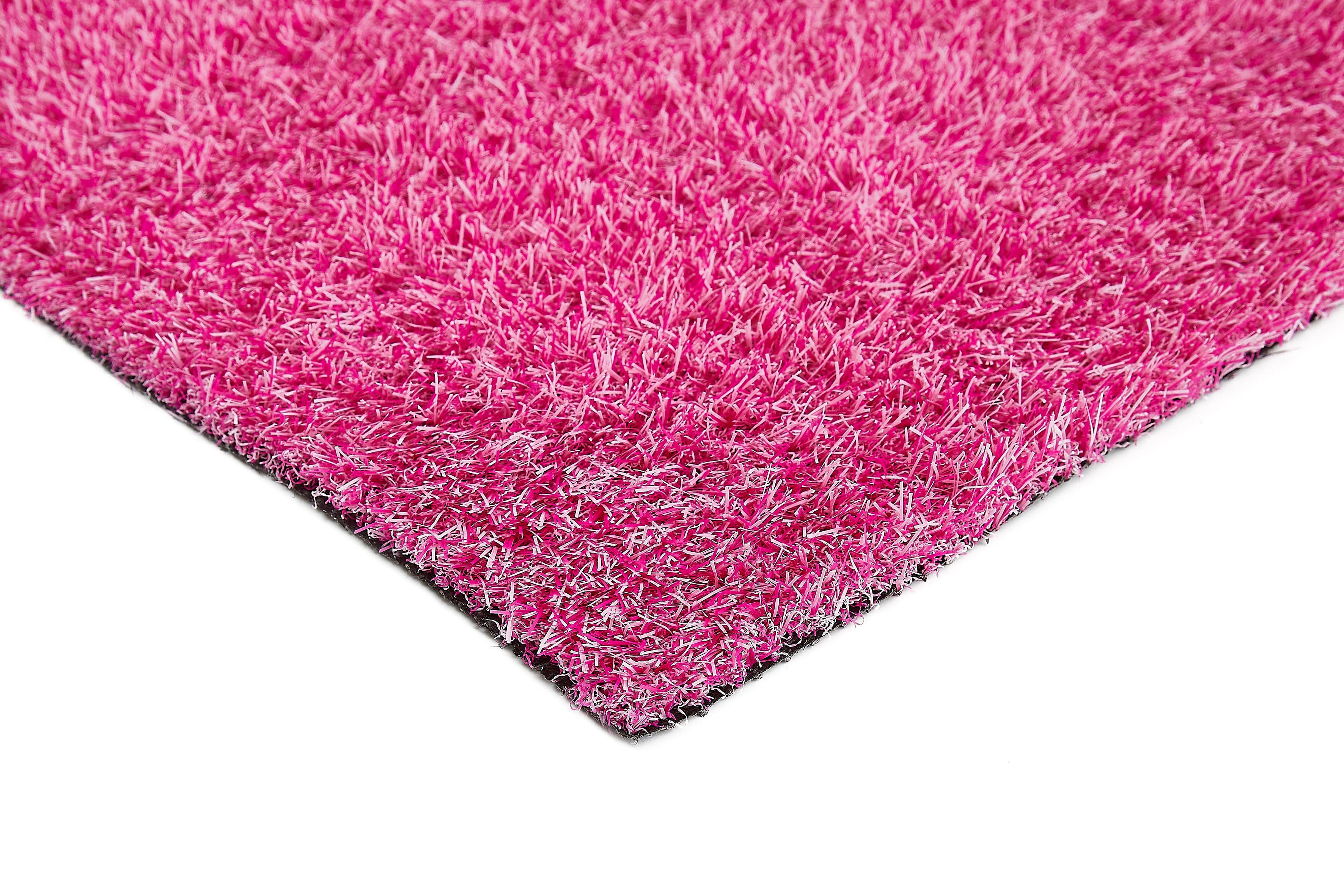 pink mm, 25 rechteckig, Optik, Drainagelöchern, strapazierfähig Trendy, Kunstrasen Andiamo, moderne Rasenteppich, mit Höhe: