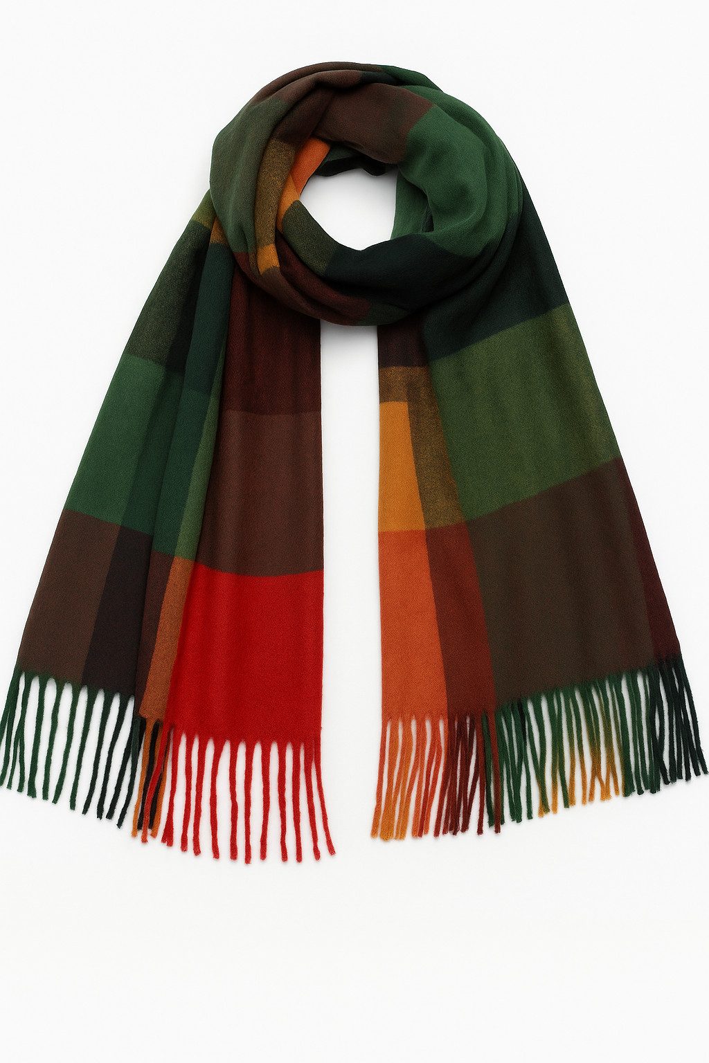 Faera Modeschal Eleganter Schal mit Muster - Leichter Stoff - Herbstmode, ( günstig online kaufen