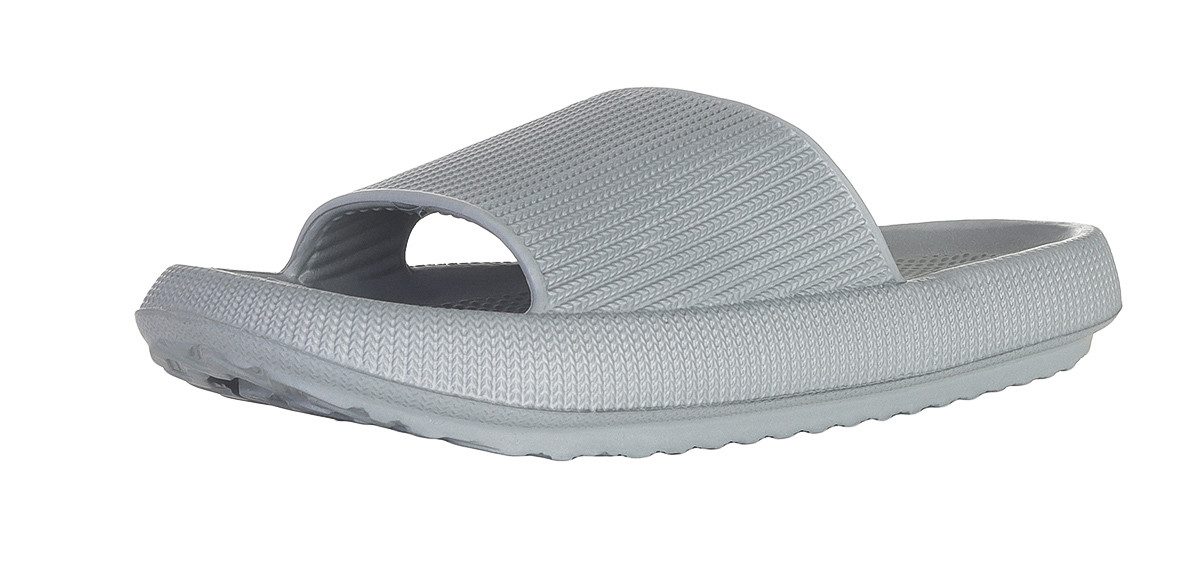 simaranda Herren Damen Schlappen 4446 42-43 Hellgrau Schlappen