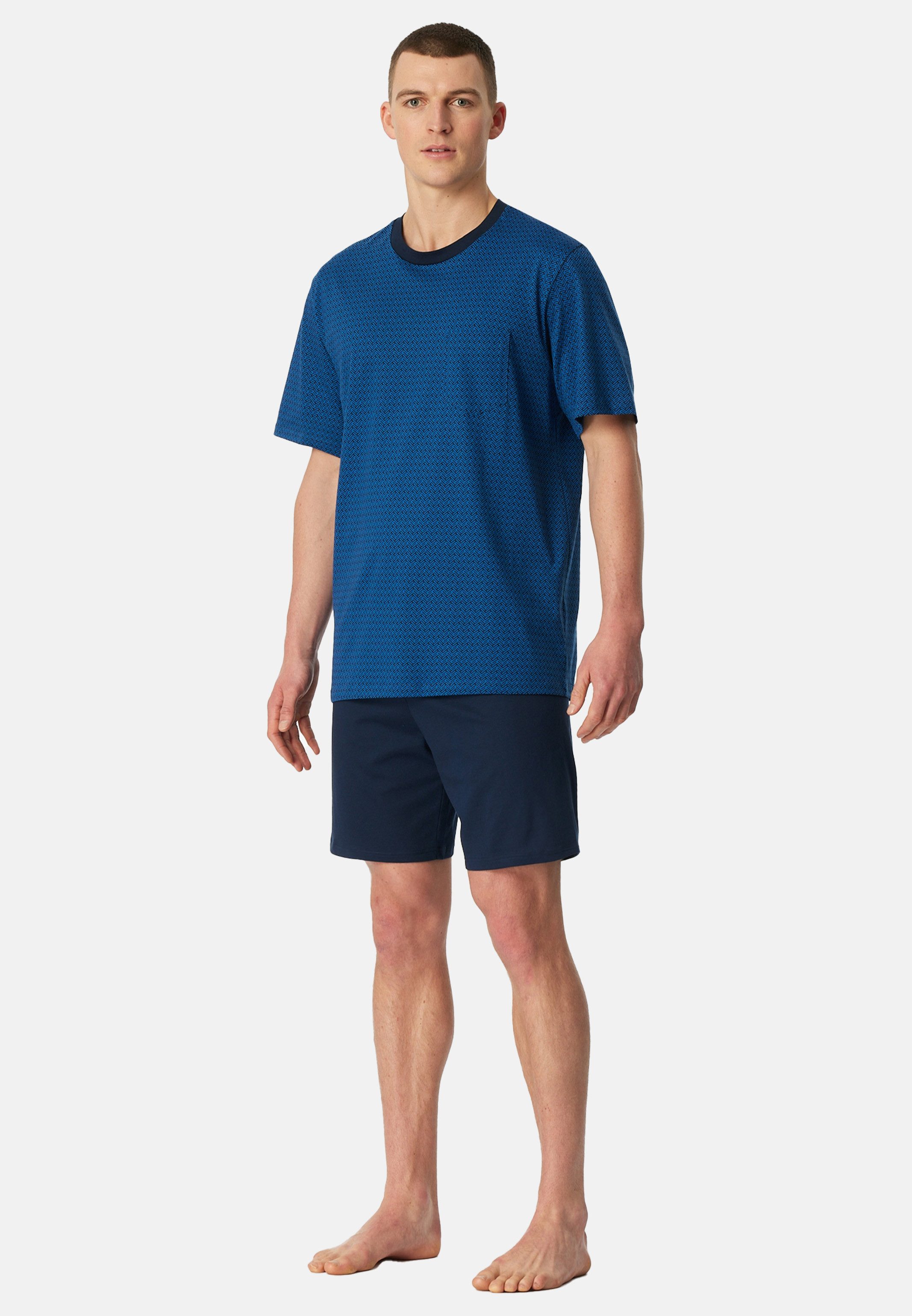 Schiesser Pyjama Comfort Essentials (Set, 2 tlg) Schlafanzug - Baumwolle - günstig online kaufen