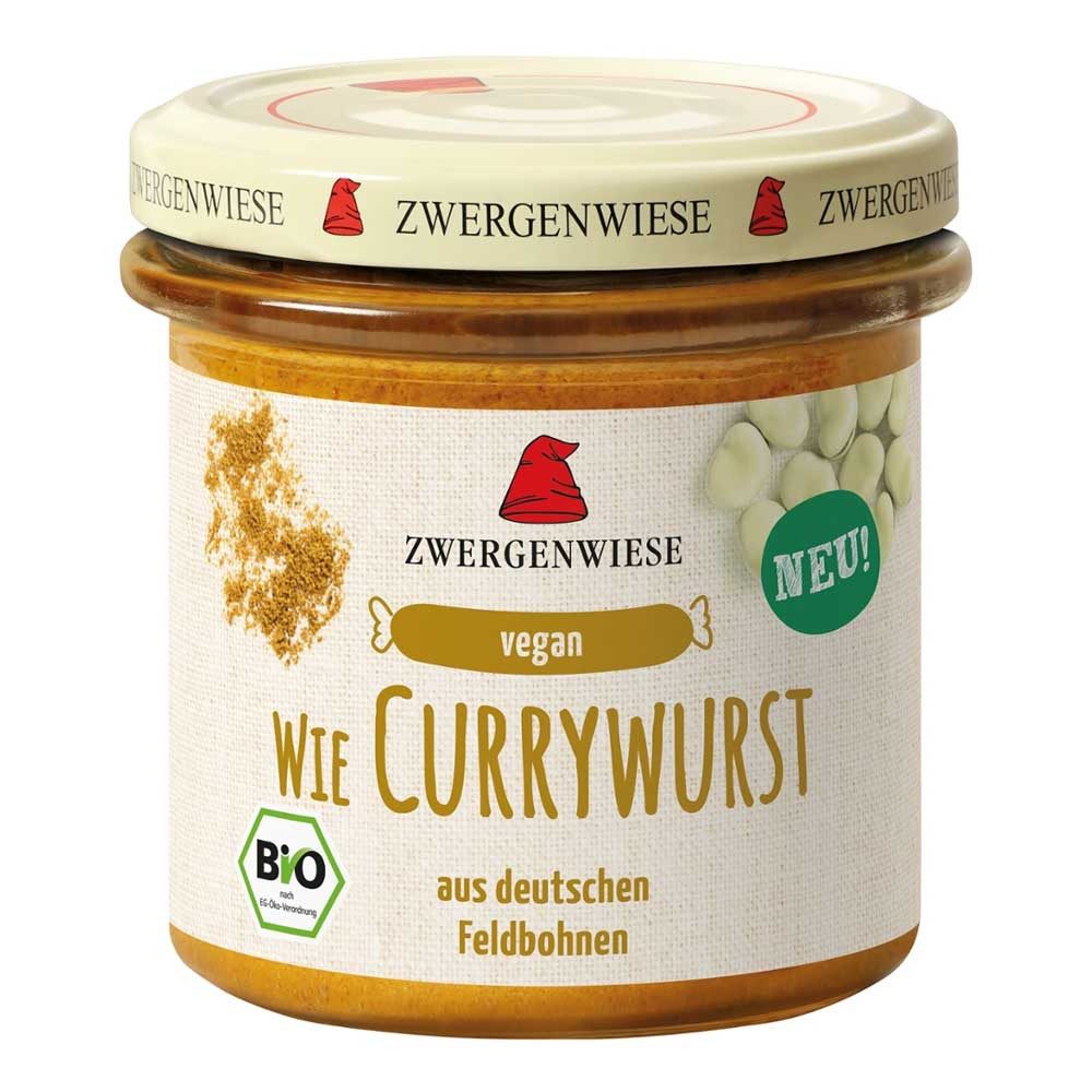 Zwergenwiese Herzhafter Brotaufstrich Aufstrich - Wie Currywurst 140g