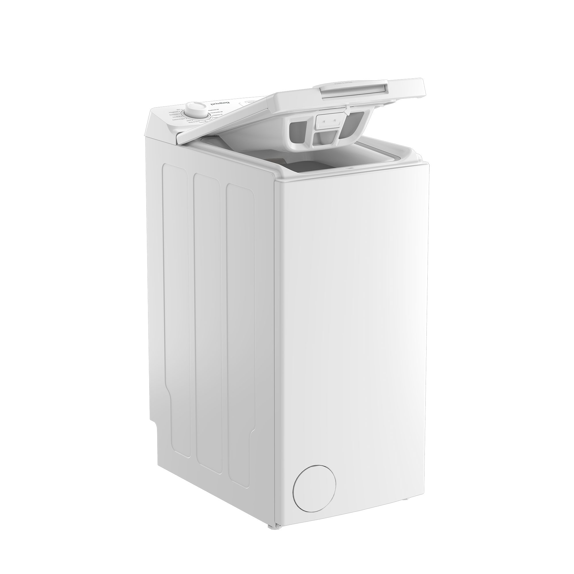 Privileg Waschmaschine Toplader PWT 55C MY TIME, 5,5 kg, 1200 U/min, Quick cycles – 5 Programme in unter 1 Stunde