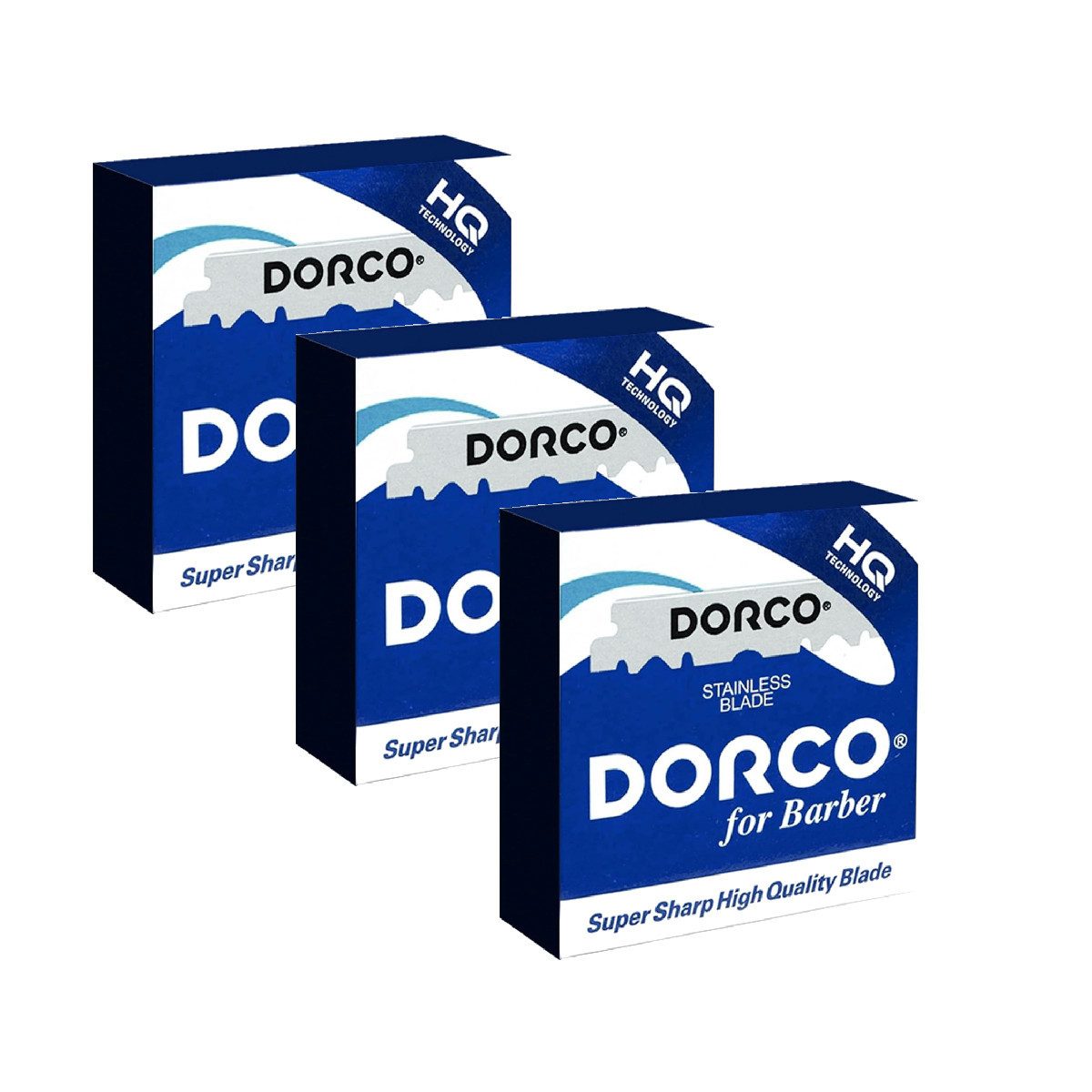 Dorco Rasierklingen Rasierklingen 100er Pack (3er Pack), 3-tlg.