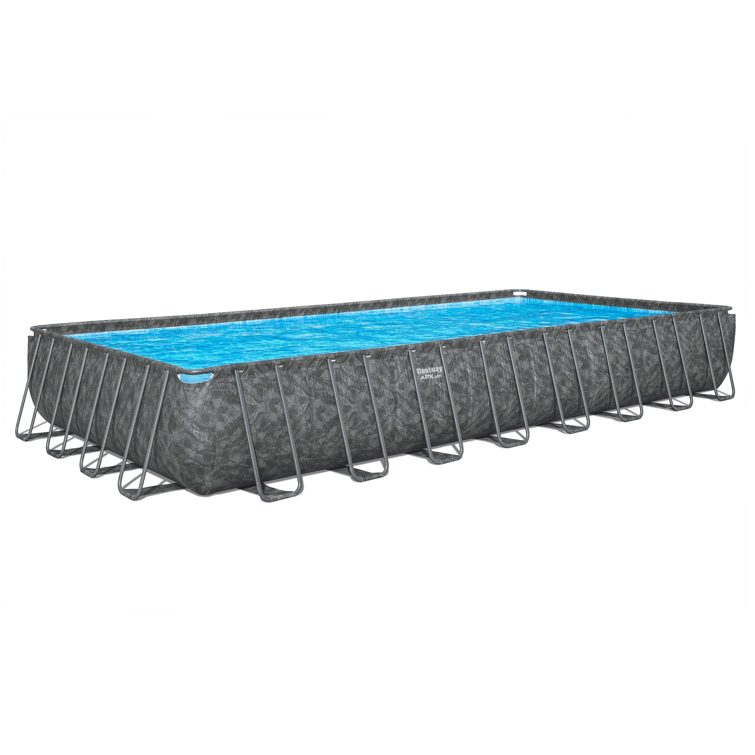 Bestway Framepool APX365™ Winterfest (Packung, ohne Zubehör), 956 x 488 x 132 cm