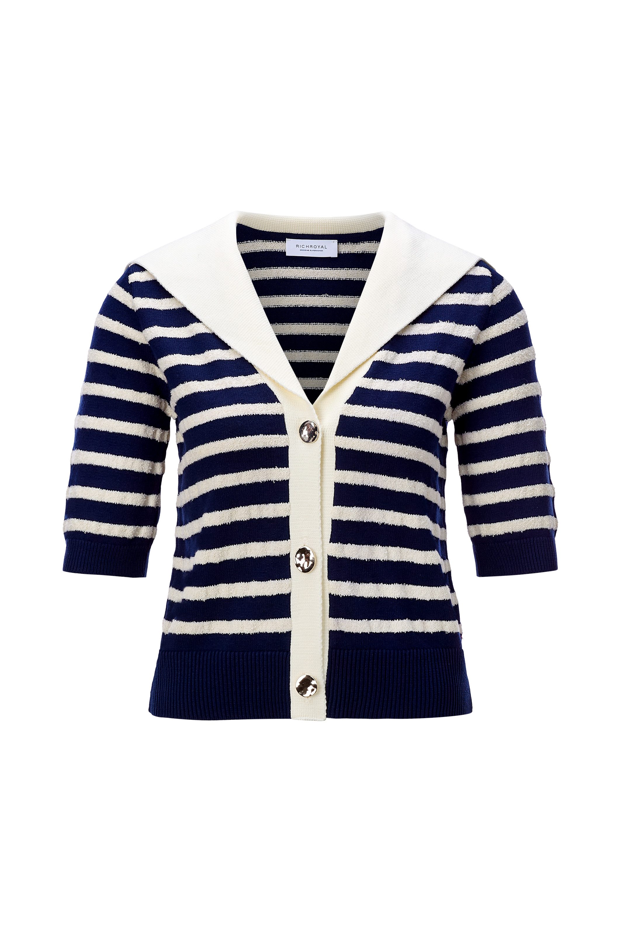 RICHROYAL Cardigan Regular fit mit Matrosenkragen – Bild 4 von 5
