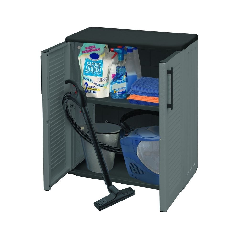 GarPet Garten-Geräteschrank Gartenschrank Kunststoff Balkon Schrank Wetterf günstig online kaufen