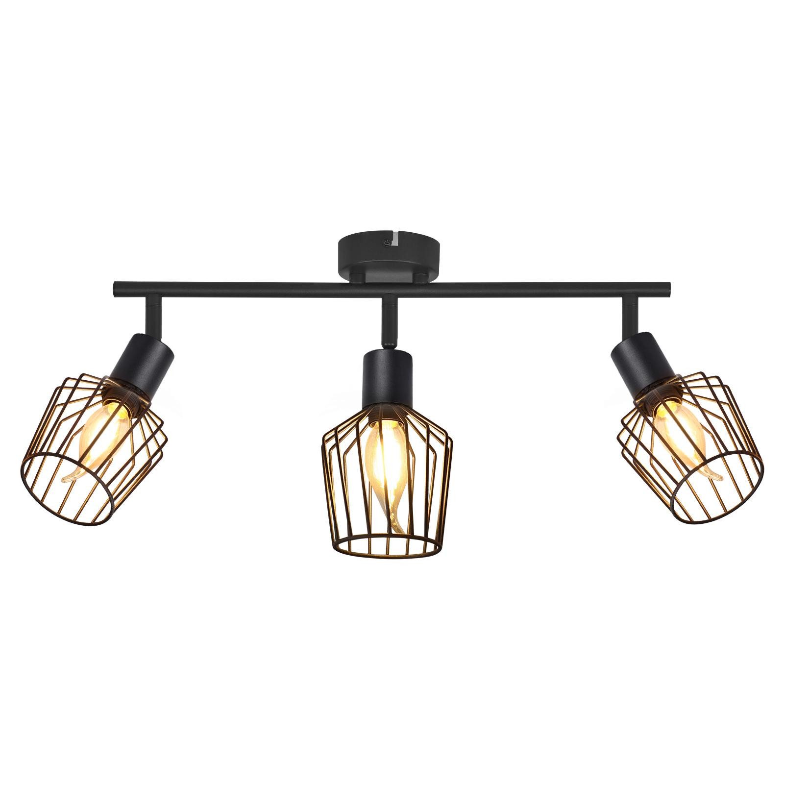 Nettlife LED Deckenspots Schwarz Weiß E14 günstig online kaufen