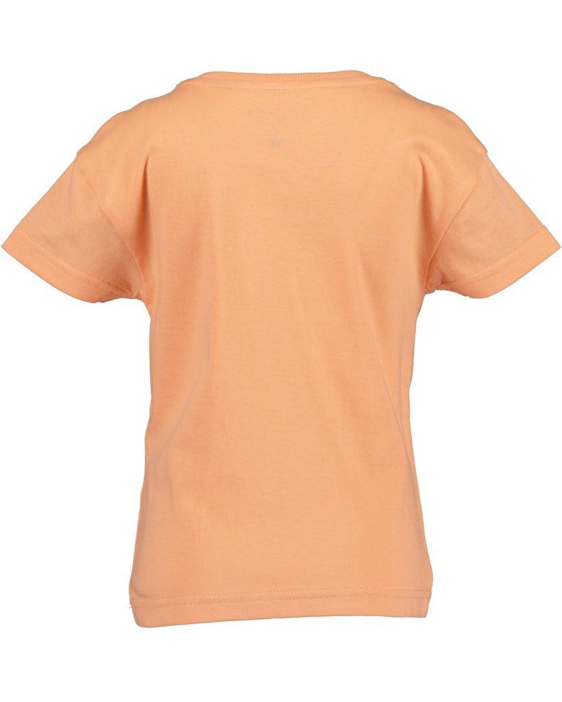Blue Seven T-Shirt Blue Seven Mädchen T-Shirt Einhorn orange (1-tlg)